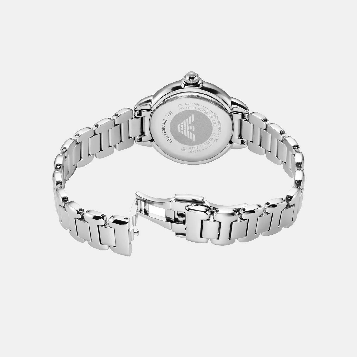 mia Women Quartz Mother Of Pearl Dial Analog Stainless Steel Watch AR11596 - Image 6
