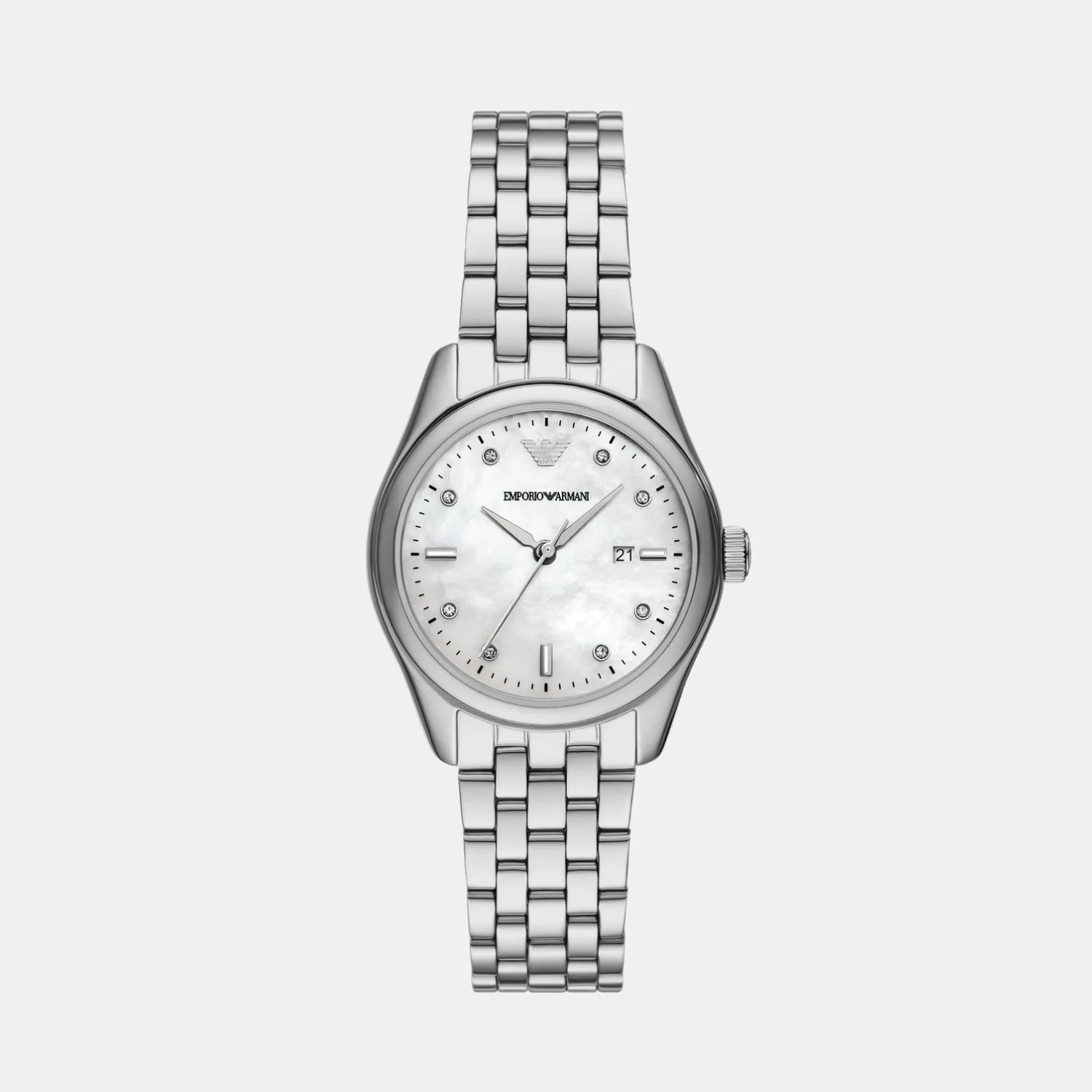 Na Women Quartz Mother Of Pearl Dial Analog Stainless Steel Watch AR11614 - Image 2