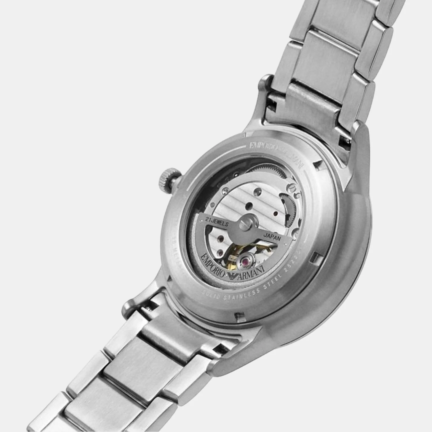 Renato Men Automatic Black Dial Analog Stainless Steel Watch AR60055 - Image 7