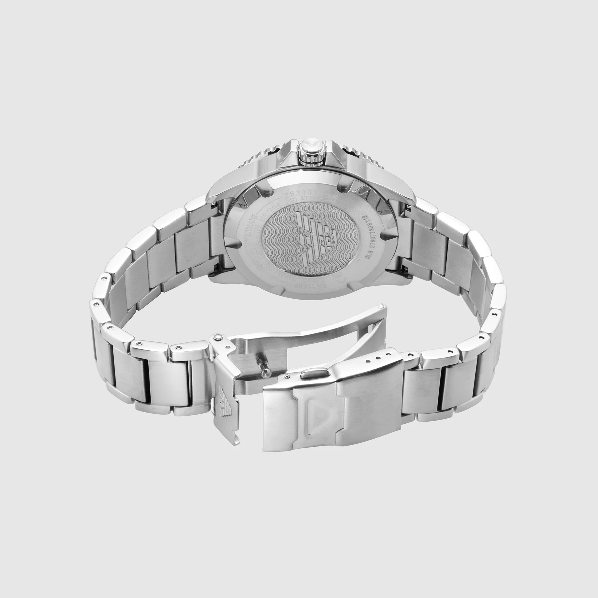 Sea Explorer Men Quartz Black Dial Analog Stainless Steel Watch AR11589 - Image 3