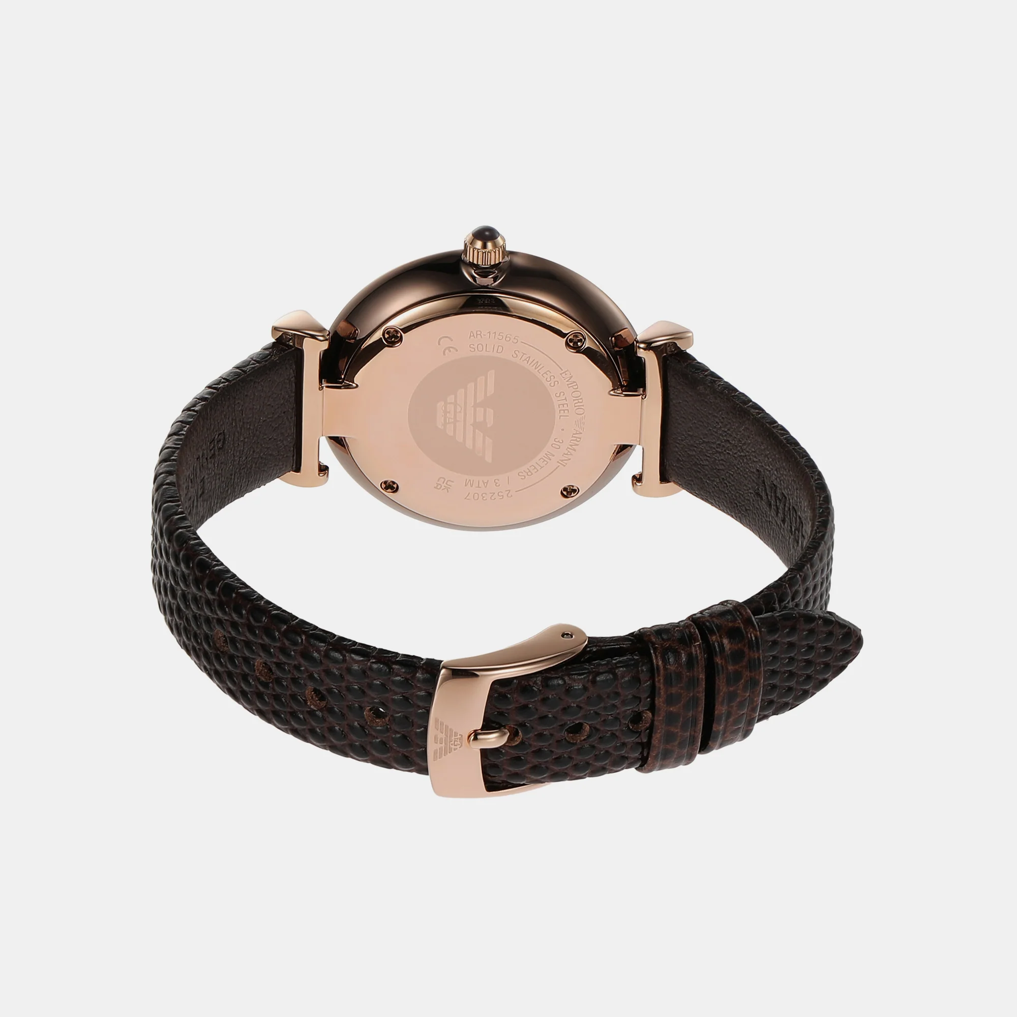 Women Quartz Brown Dial Analog Leather Watch AR11565 - Image 6