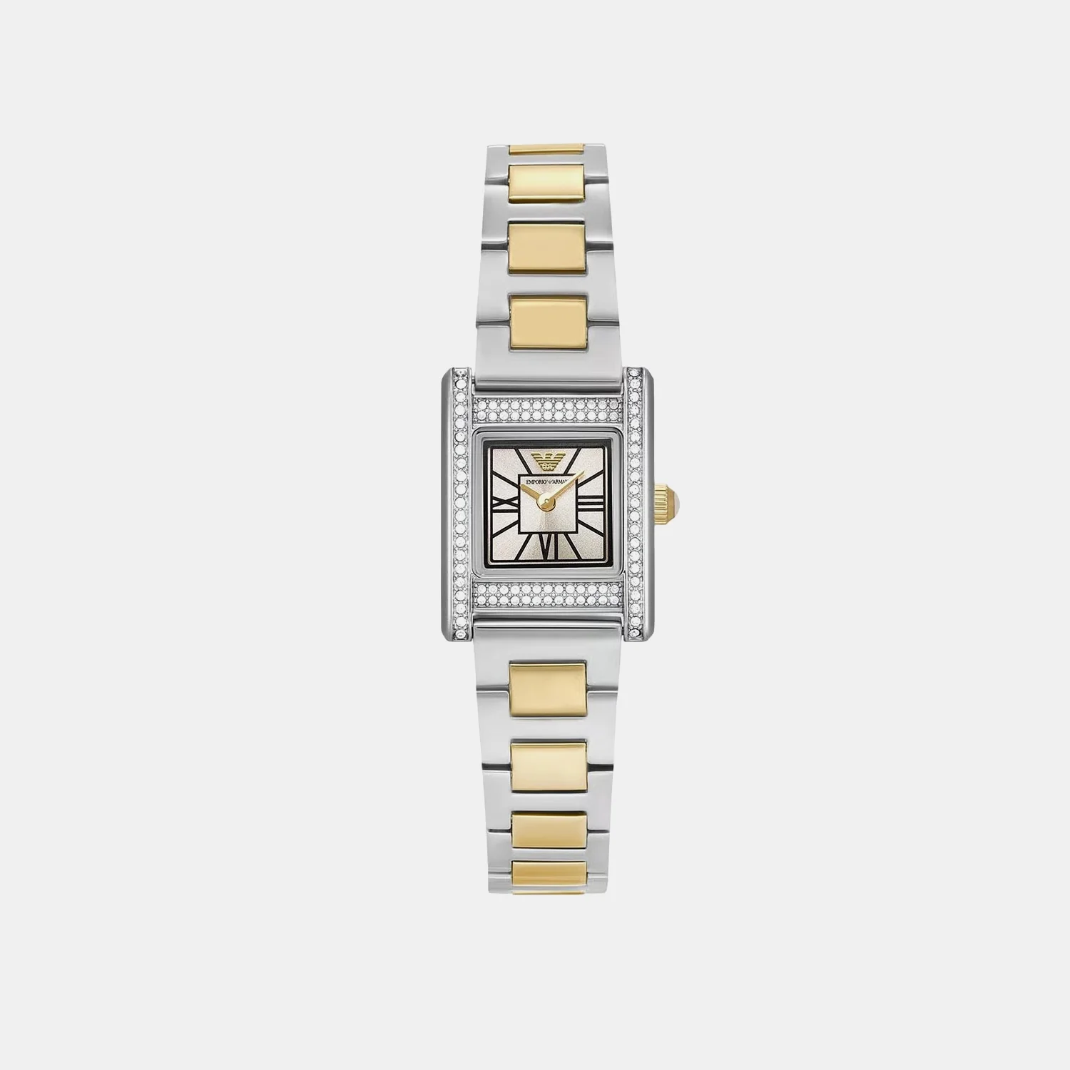 Women Quartz Grey Dial Analog Stainless Steel Watch AR11704