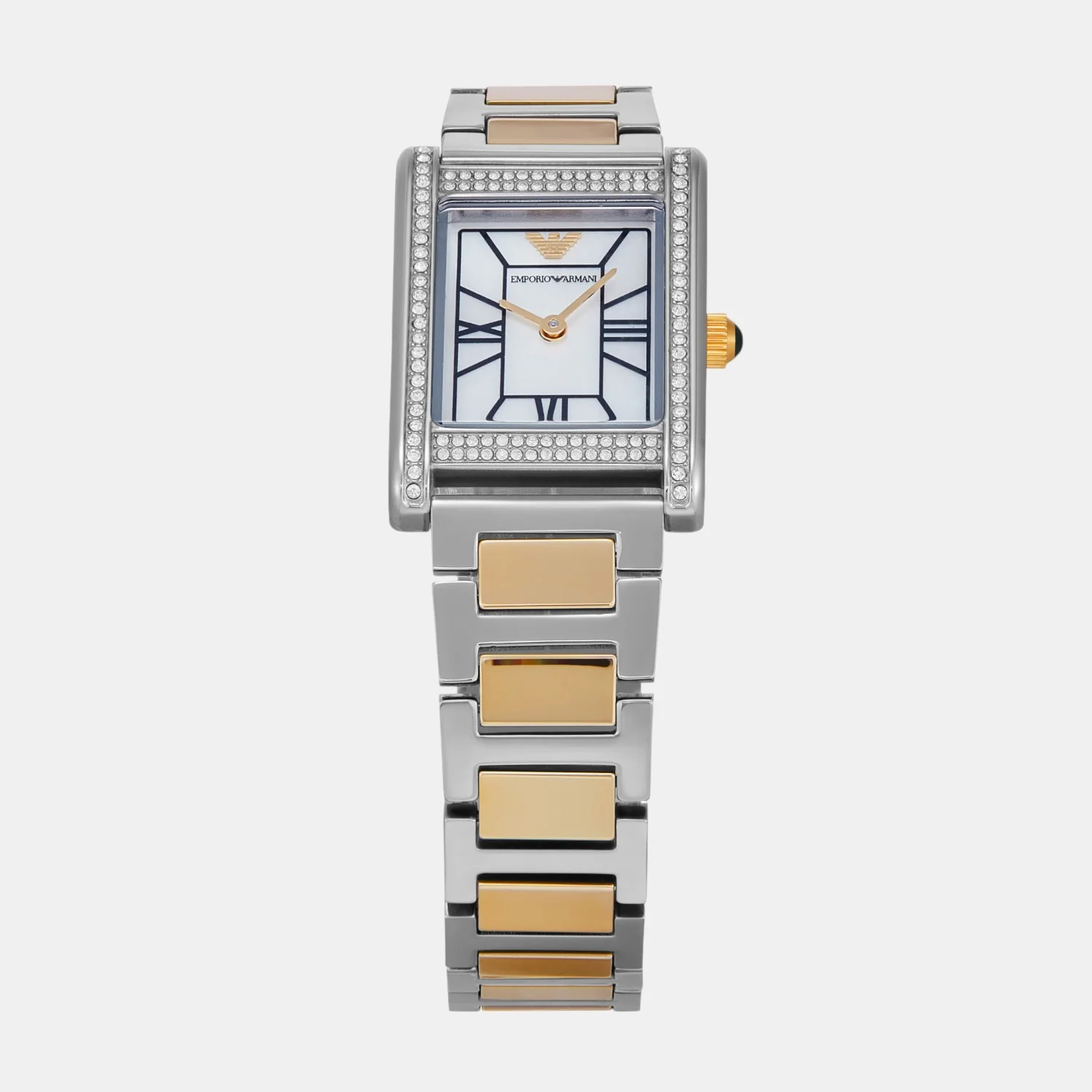 Women Quartz Mother Of Pearl Dial Analog Stainless Steel Watch AR11642 - Image 3