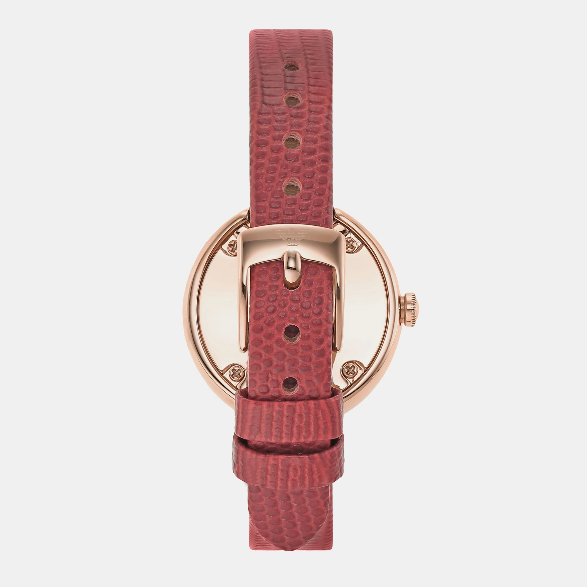 Women Quartz Silver Dial Analog Leather Watch AR11438 - Image 4