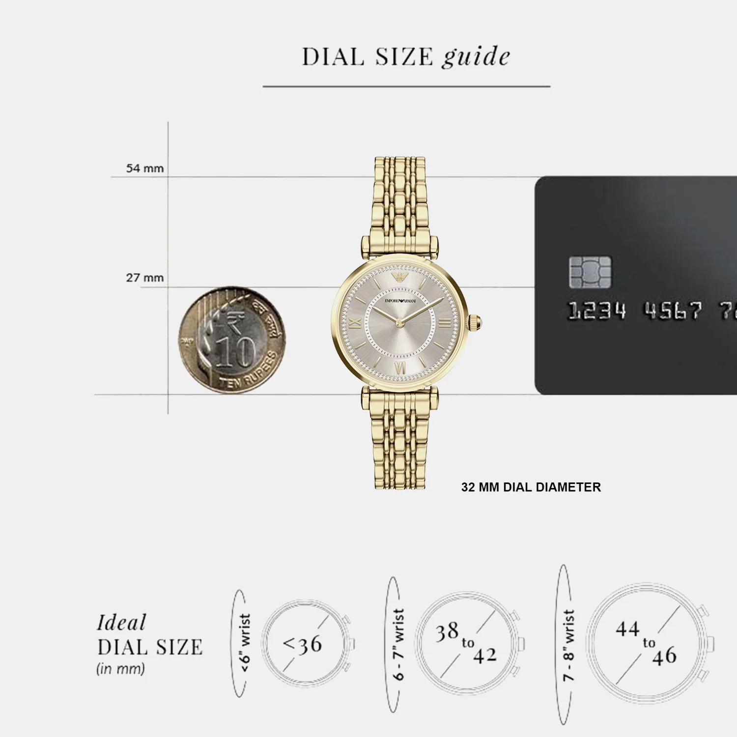 Women Quartz Silver Dial Analog Stainless Steel Watch AR11766 - Image 8