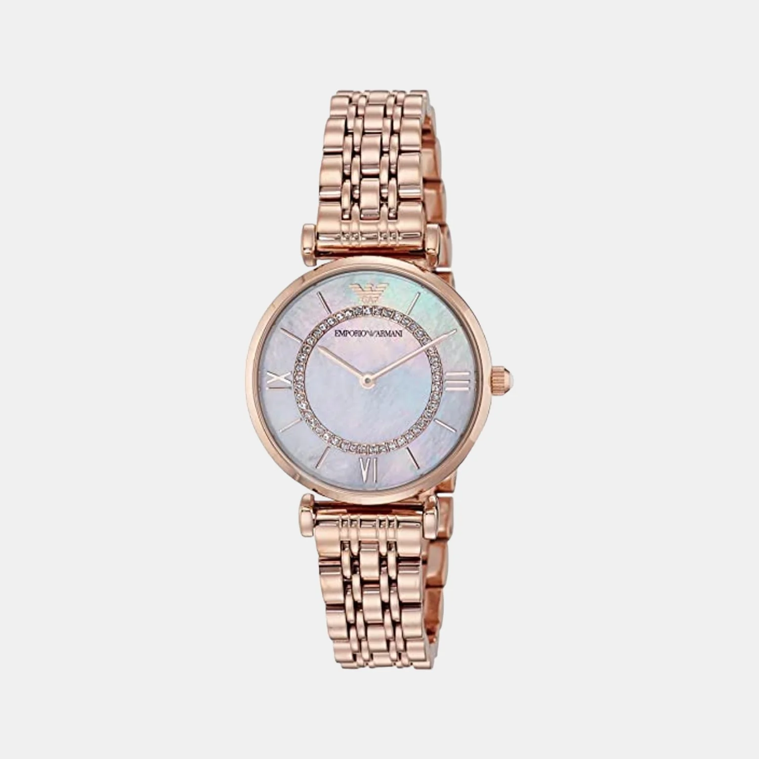 Women Quartz White Dial Analog Stainless Steel Watch AR1909I