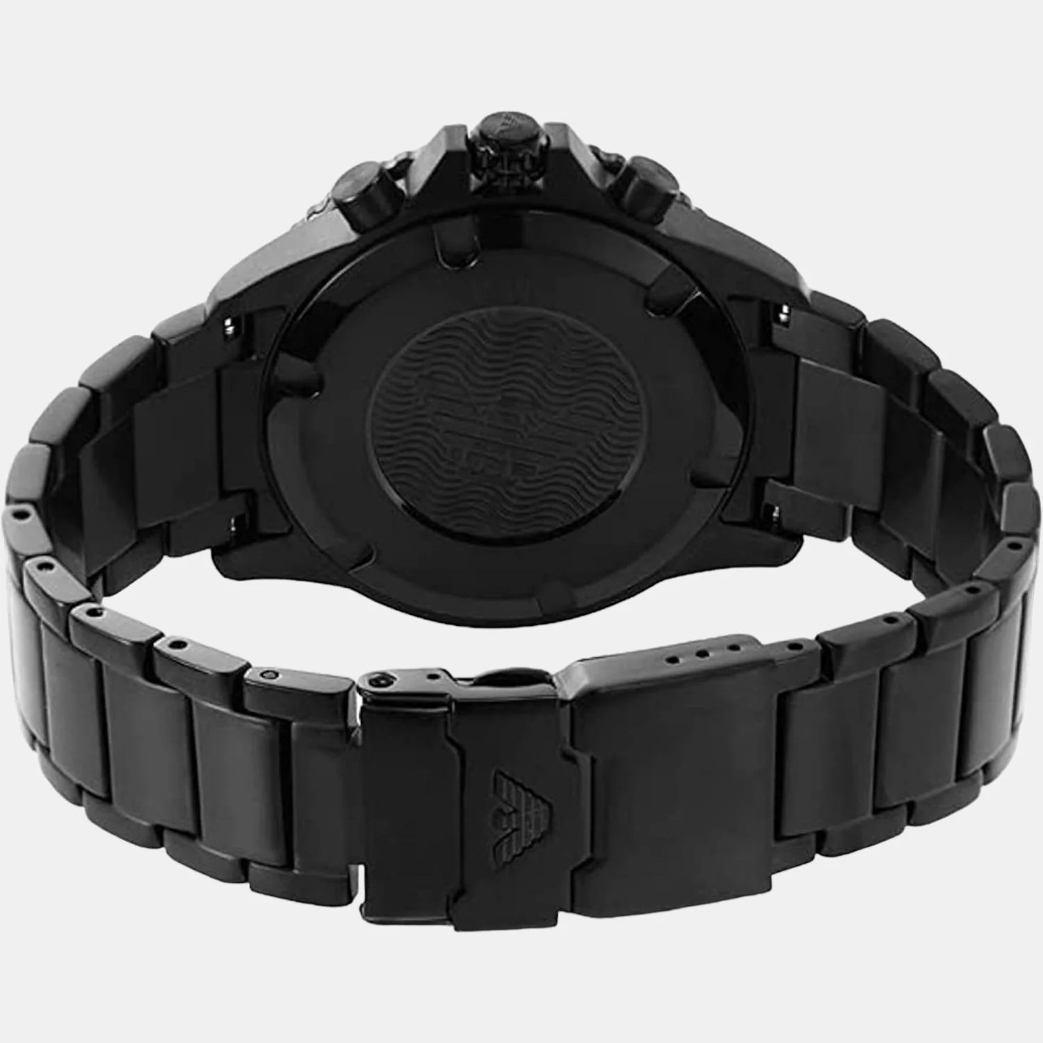 World Explorer Men Quartz Black Dial Chronograph Stainless Steel Watch AR11363 - Image 6