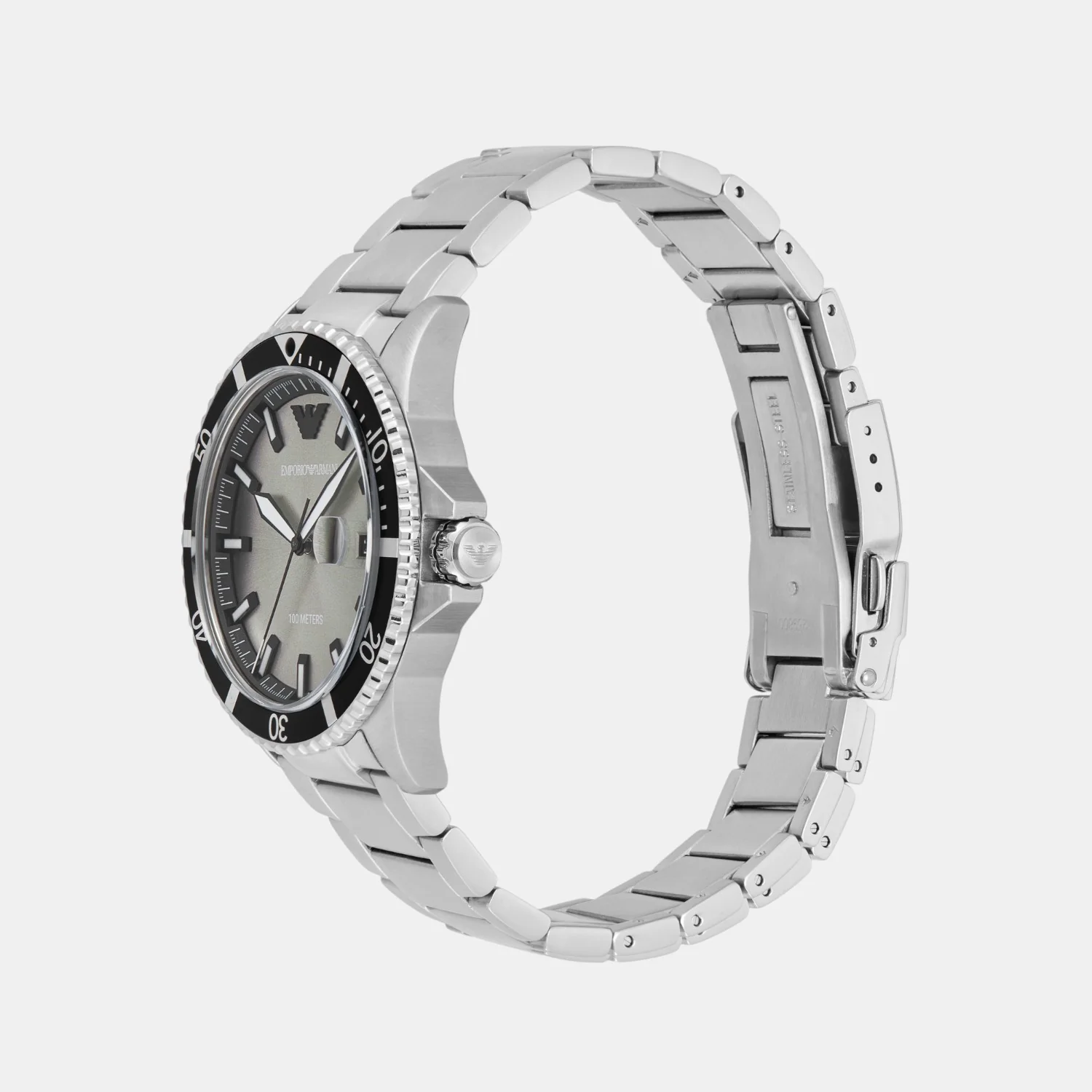 World Explorer Men Quartz Grey Dial Analog Stainless Steel Watch AR11683 - Image 6