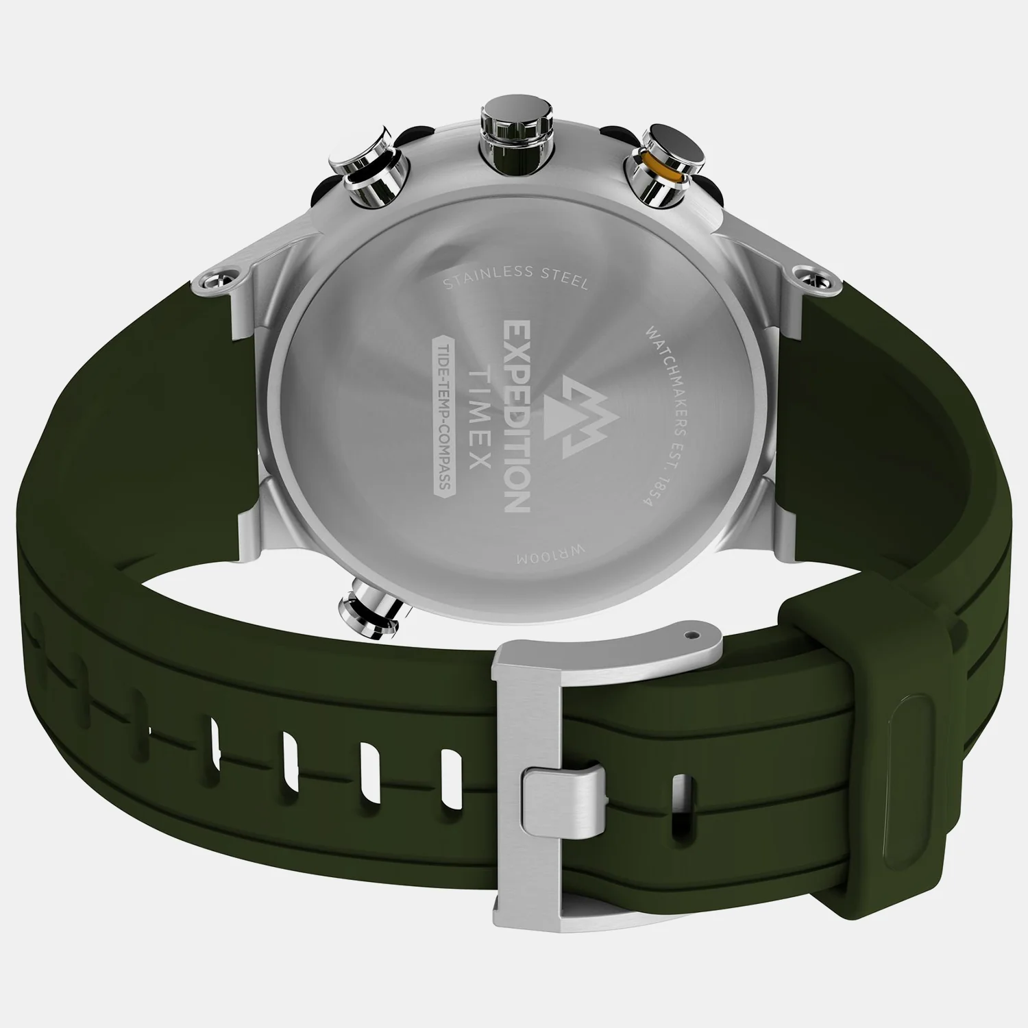 Expedition Men Quartz Green Dial Analog Silicone Watch TW2Y14400UJ - Image 6