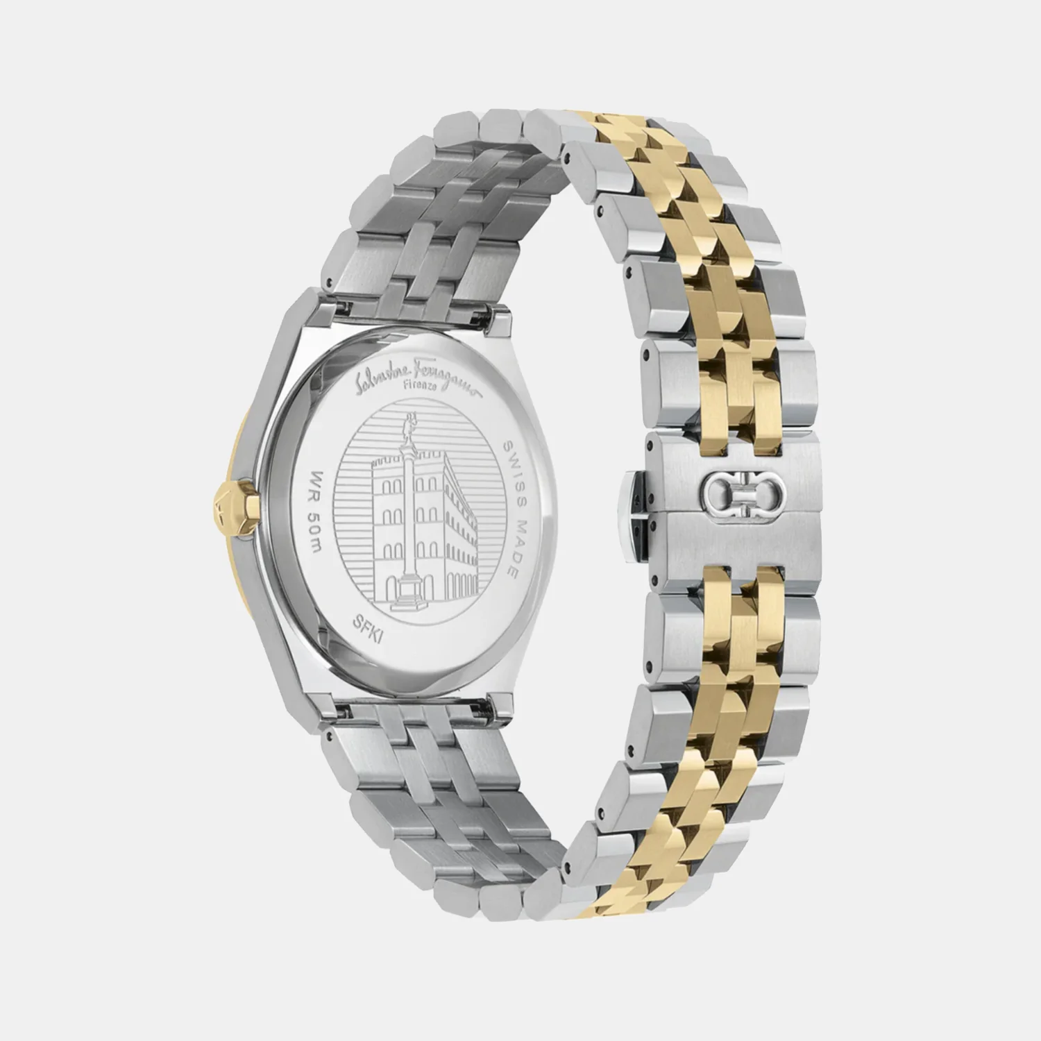 Ki-Vega New 40Mm Men Quartz Silver Dial Analog Stainless Steel Watch SFKI00223 - Image 3