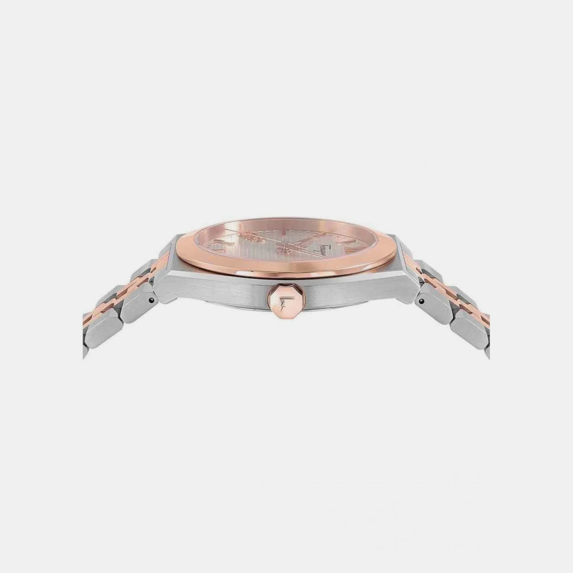 Ki-Vega New 40Mm Men Quartz Silver Dial Analog Stainless Steel Watch SFKI00323 - Image 4