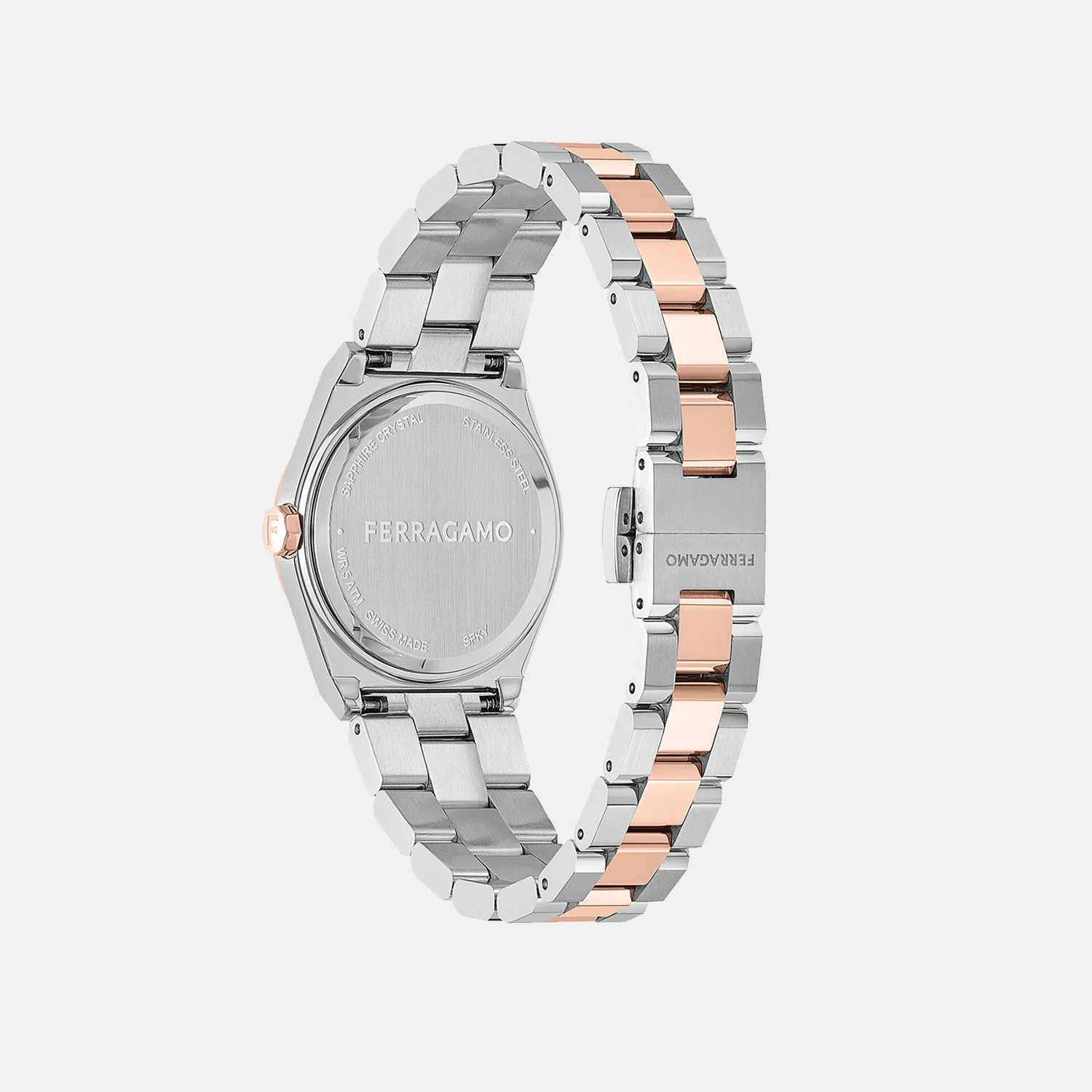 Women Quartz Brown Dial Analog Stainless Steel Watch SFKY00423 - Image 3