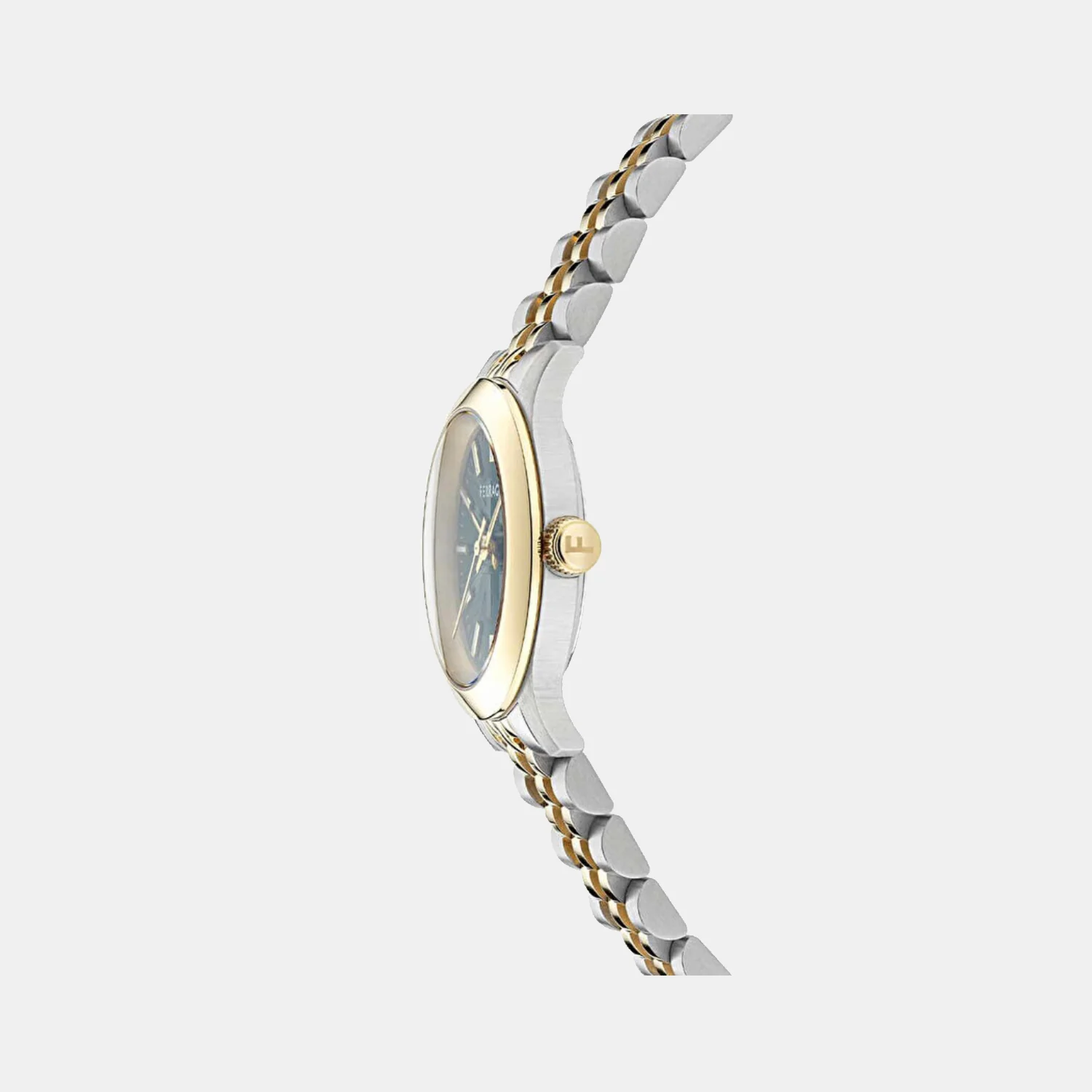 Women Quartz Green Dial Analog Stainless Steel Watch SFTY00225 - Image 3