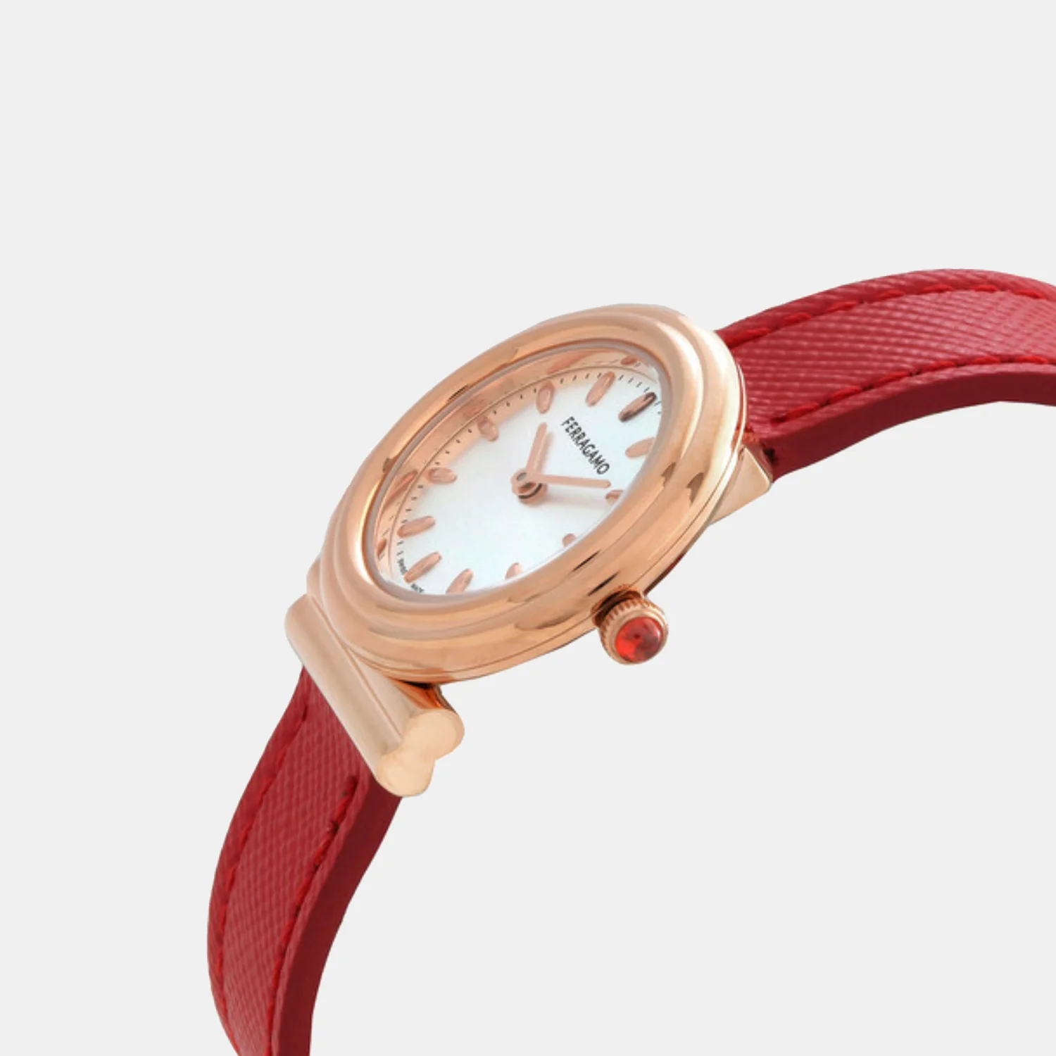 Women Quartz Silver Dial Analog Leather Watch SFMV01123 - Image 3