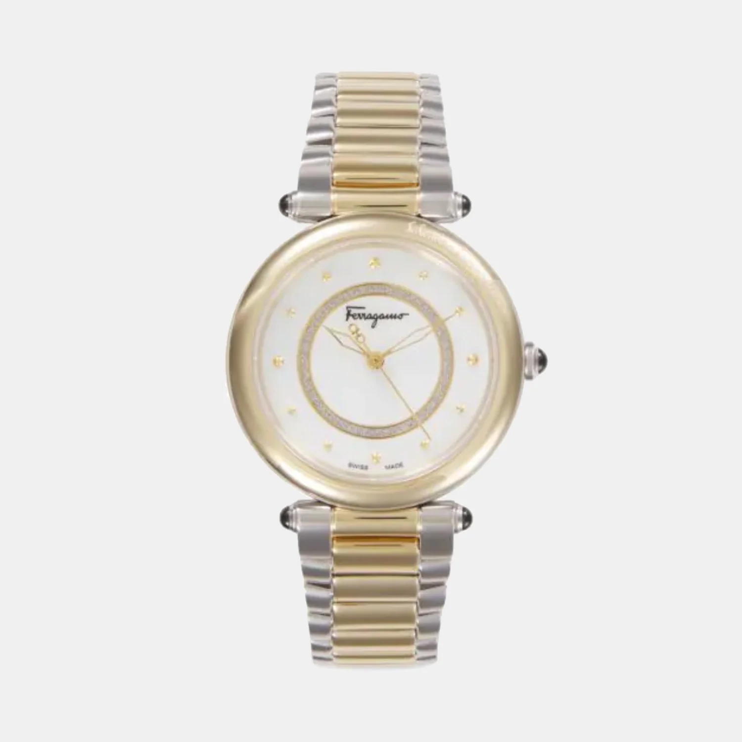 Women Quartz White Dial Analog Stainless Steel Watch SFUQ00624 - Image 2
