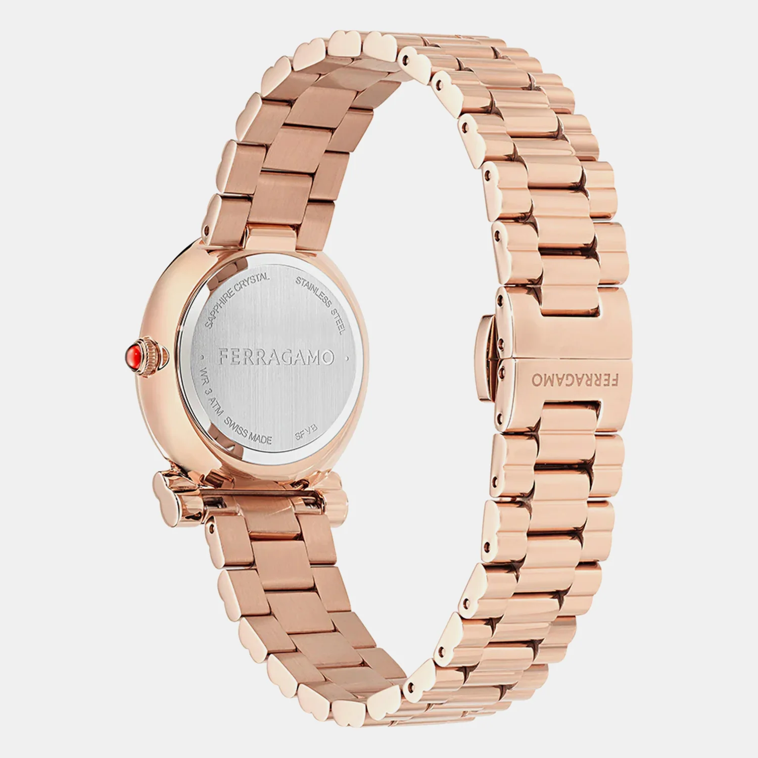 Women Quartz White Dial Analog Stainless Steel Watch SFVB00624 - Image 3