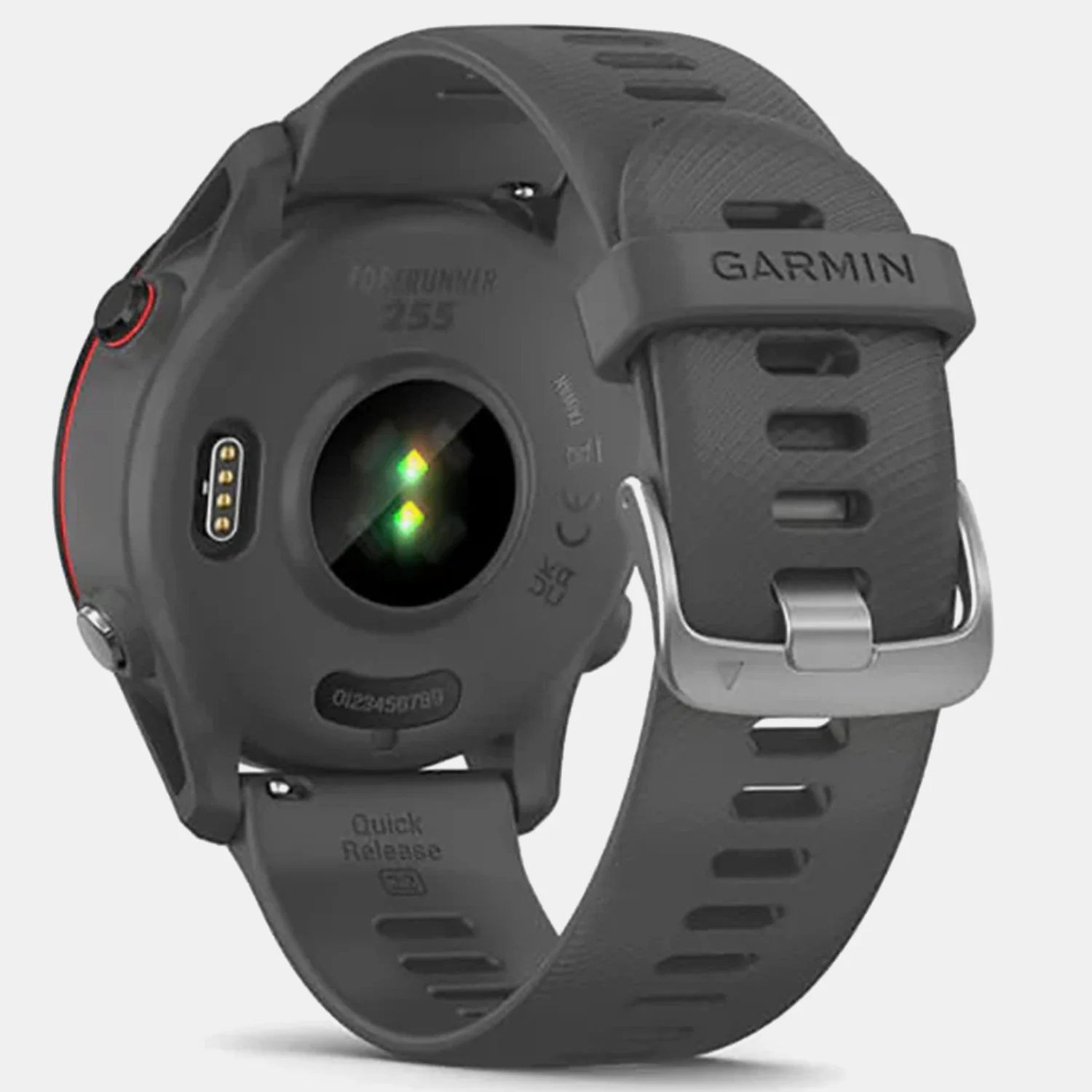 Forerunner 255 Unisex Black Dial Digital Silicone Watch 010-02641-10 - Image 5