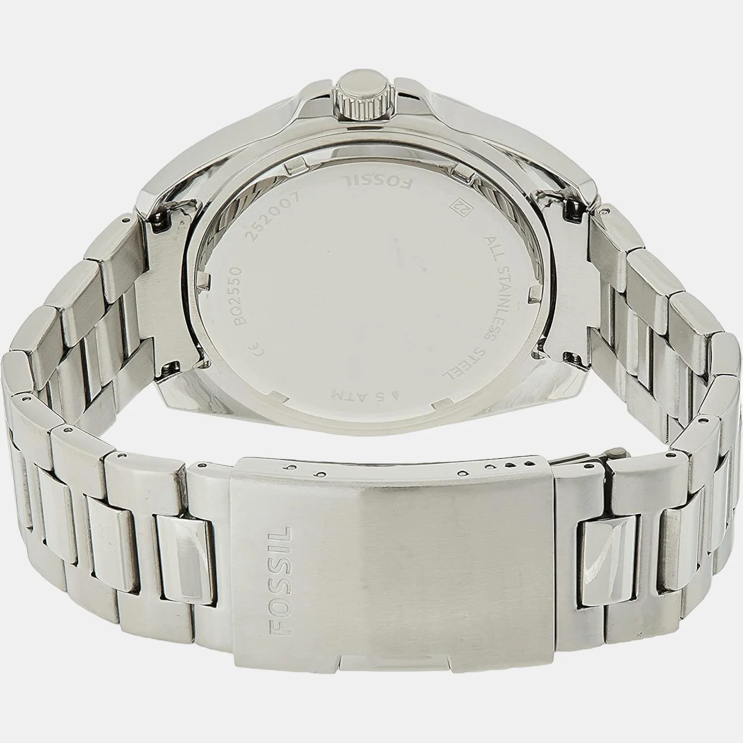 Autocross Men Quartz Black Dial Chronograph Stainless Steel Watch BQ2550 - Image 2