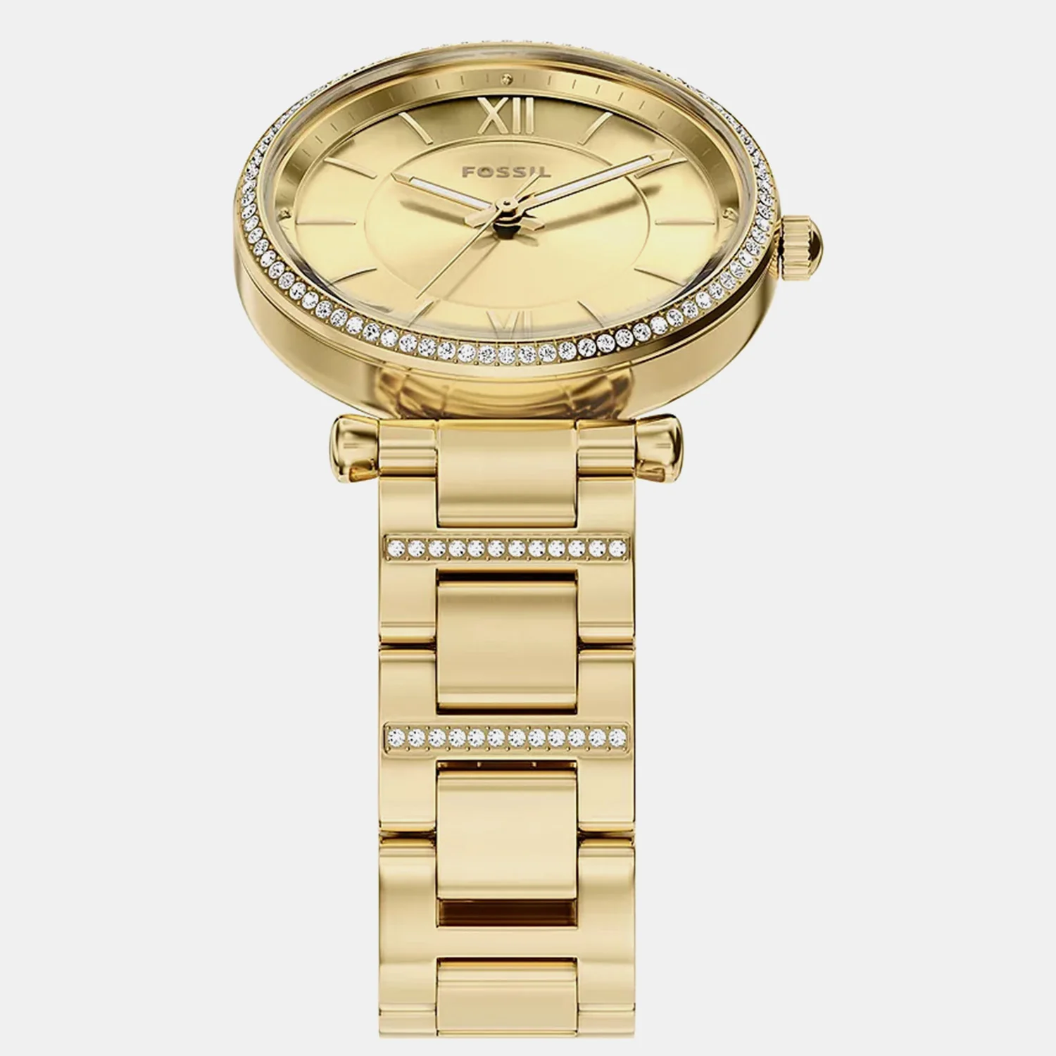 Carlie Women Quartz Gold Dial Analog Stainless Steel Watch ES5465 - Image 4