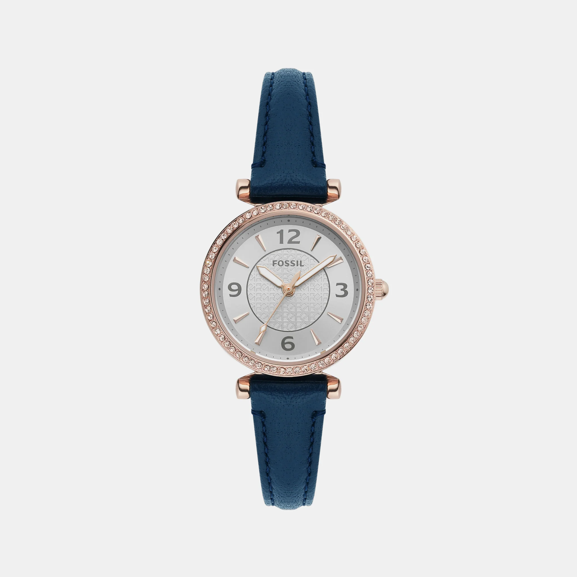 Carlie Women Quartz Silver Dial Analog Leather Watch ES5295 - Image 2