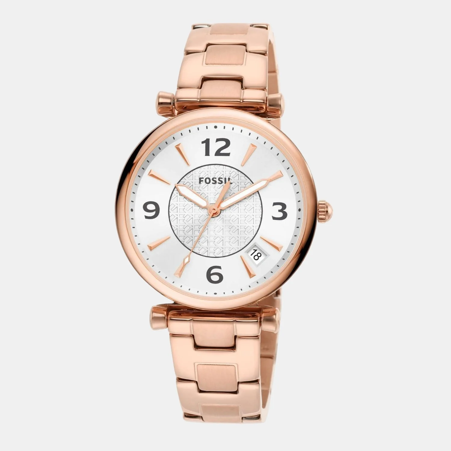 Carlie Women Quartz Silver Dial Analog Stainless Steel Watch ES5158 - Image 6