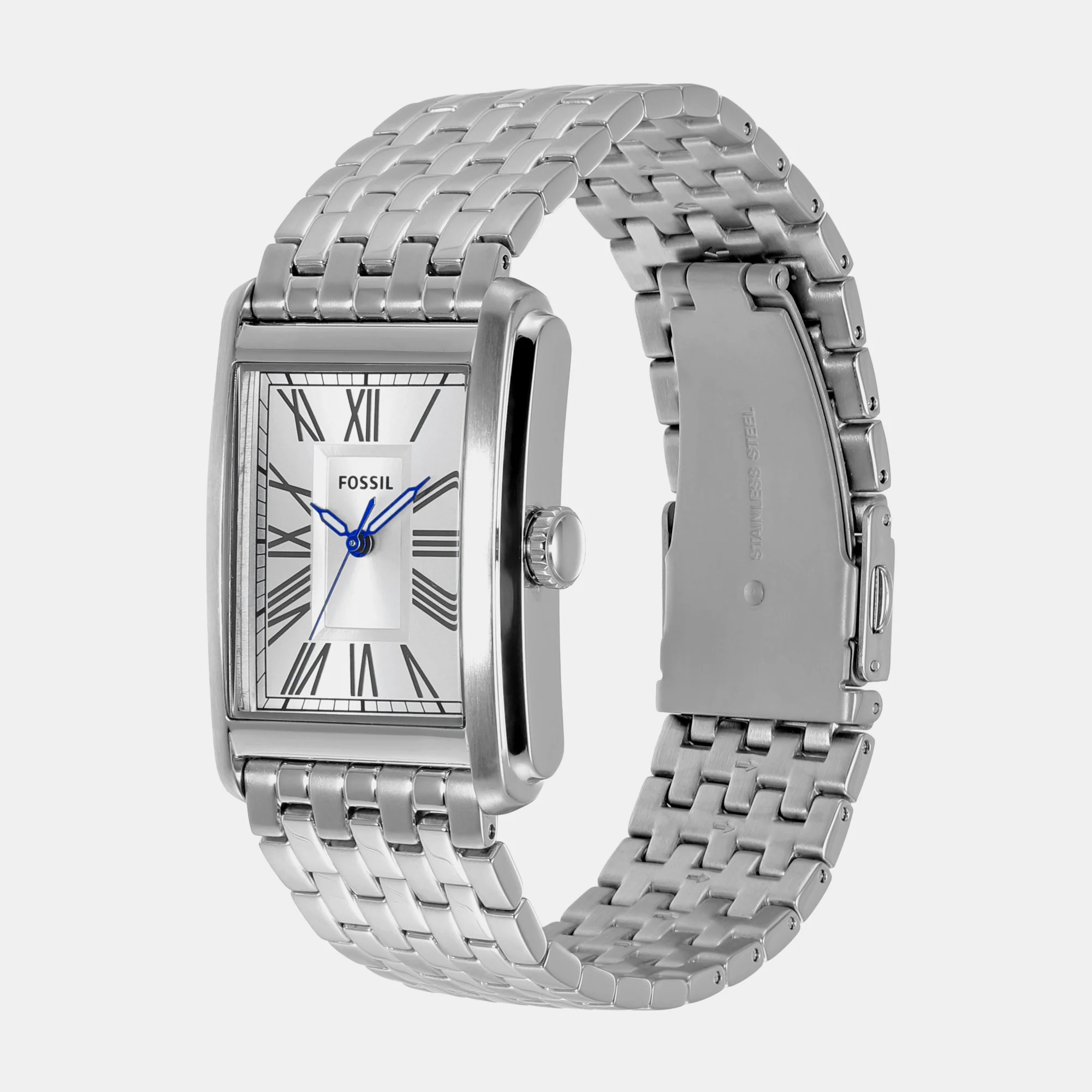 Carraway Men Quartz Silver Dial Analog Stainless Steel Watch FS6008 - Image 4