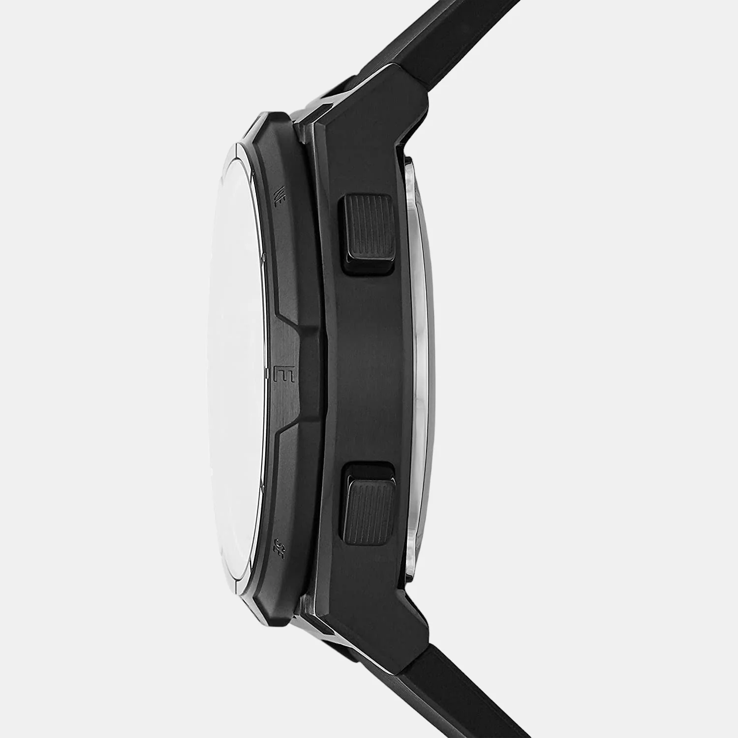 Everett Men Automatic Black Dial Digital Silicone Watch FS5859 - Image 2