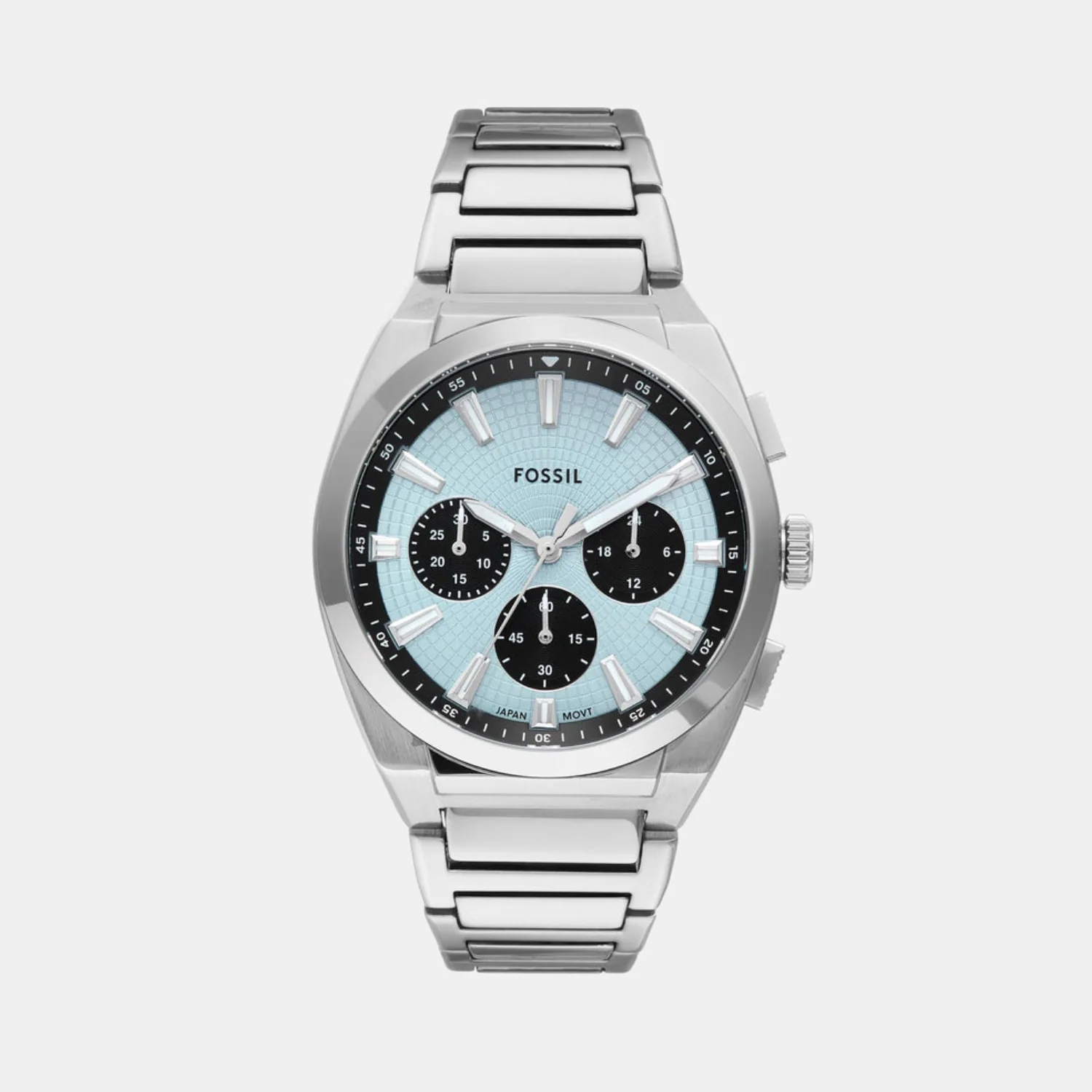Everett Men Quartz Blue Dial Chronograph Stainless Steel Watch FS6105 - Image 2