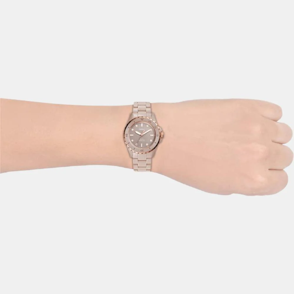 Fb-01 Women Quartz Brown Dial Analog Ceramic Watch CE1111 - Image 7