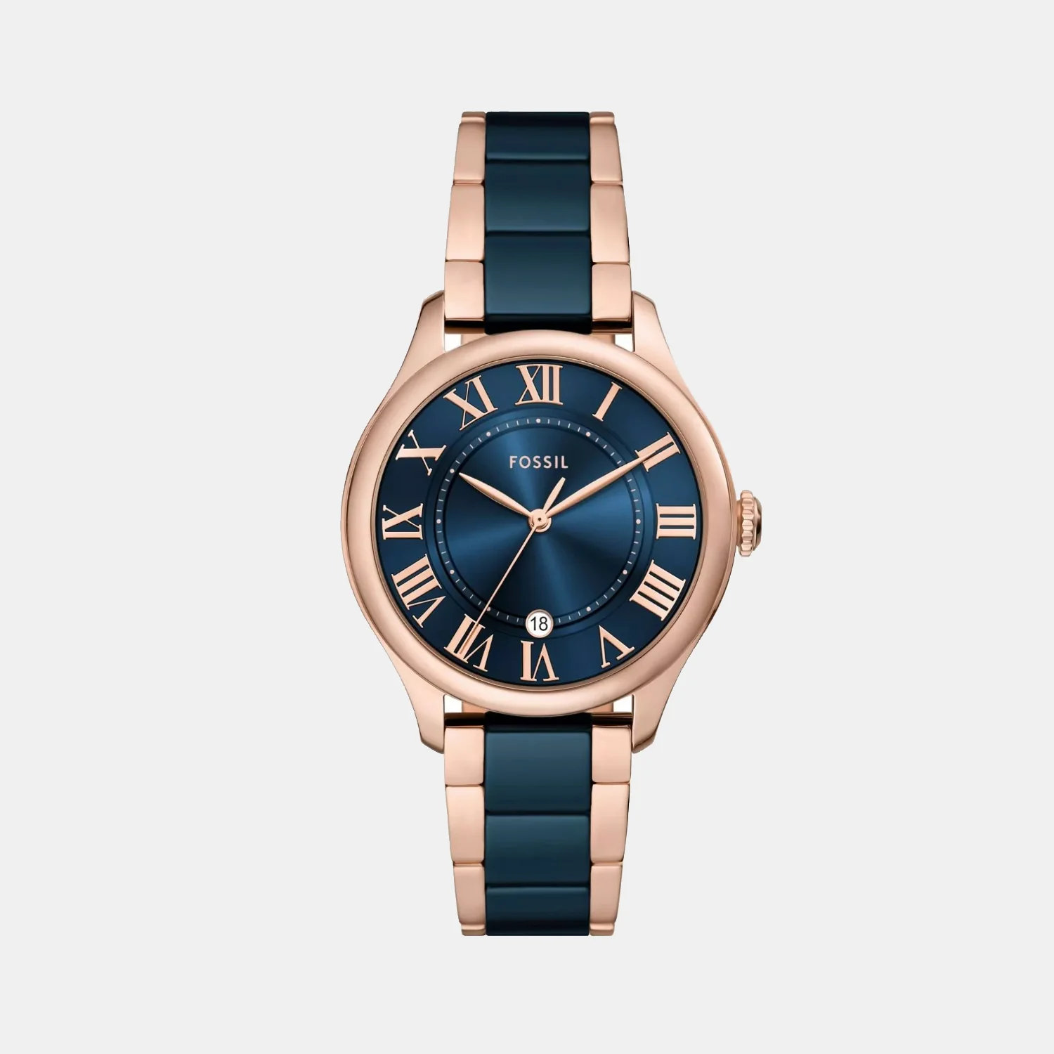 Gilmore Quartz Women Navy Blue Dial Analog Ceramic Watch CE1134 - Image 2