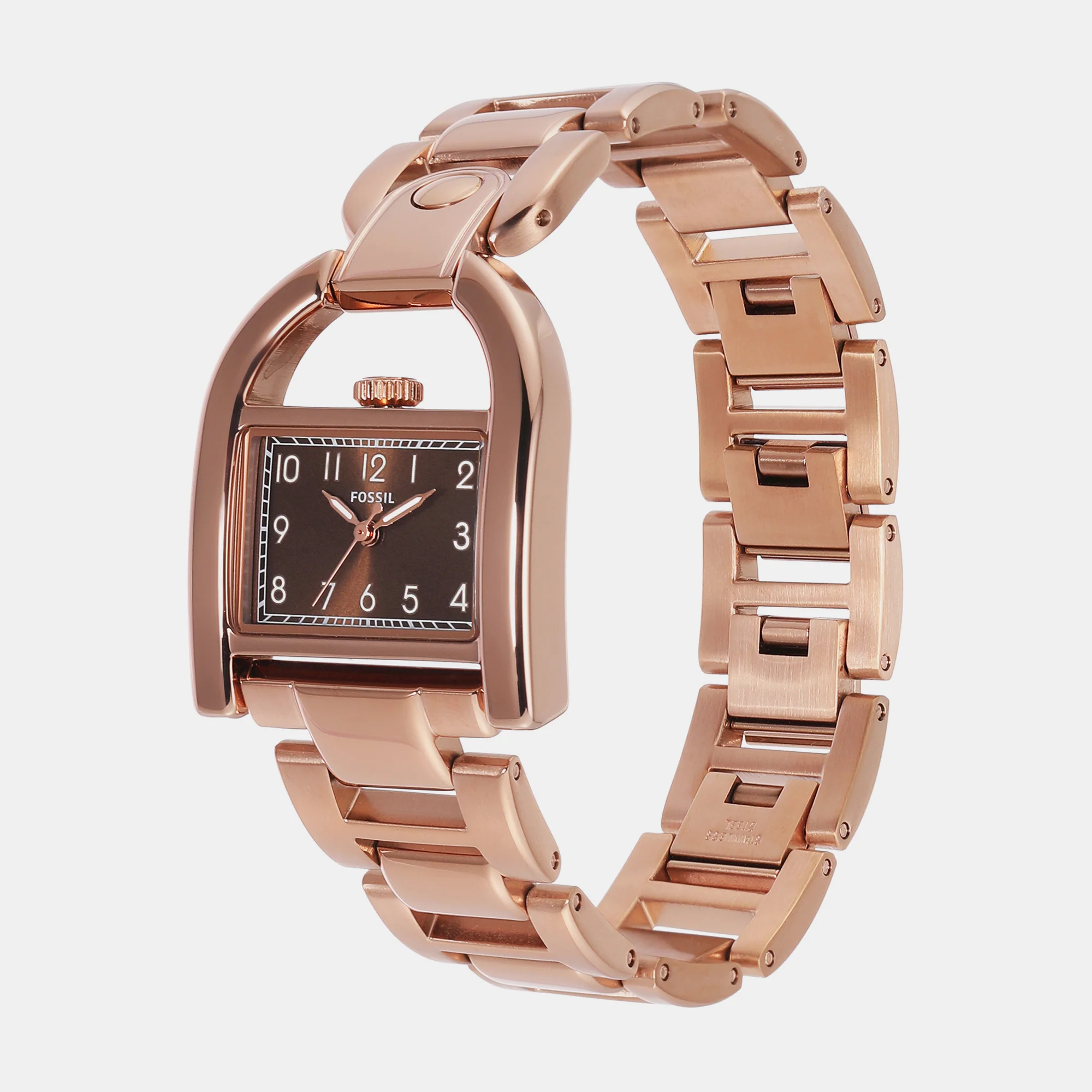 Harwell Women Quartz Brown Dial Analog Stainless Steel Watch ES5328 - Image 4