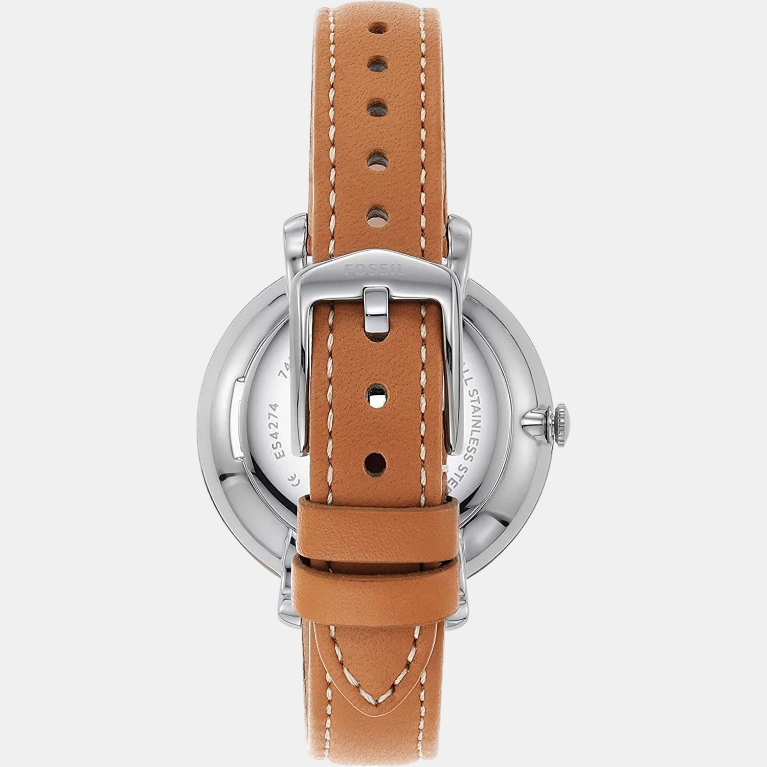 Jacqueline Women Quartz Blue Dial Analog Leather Watch ES4274 - Image 6
