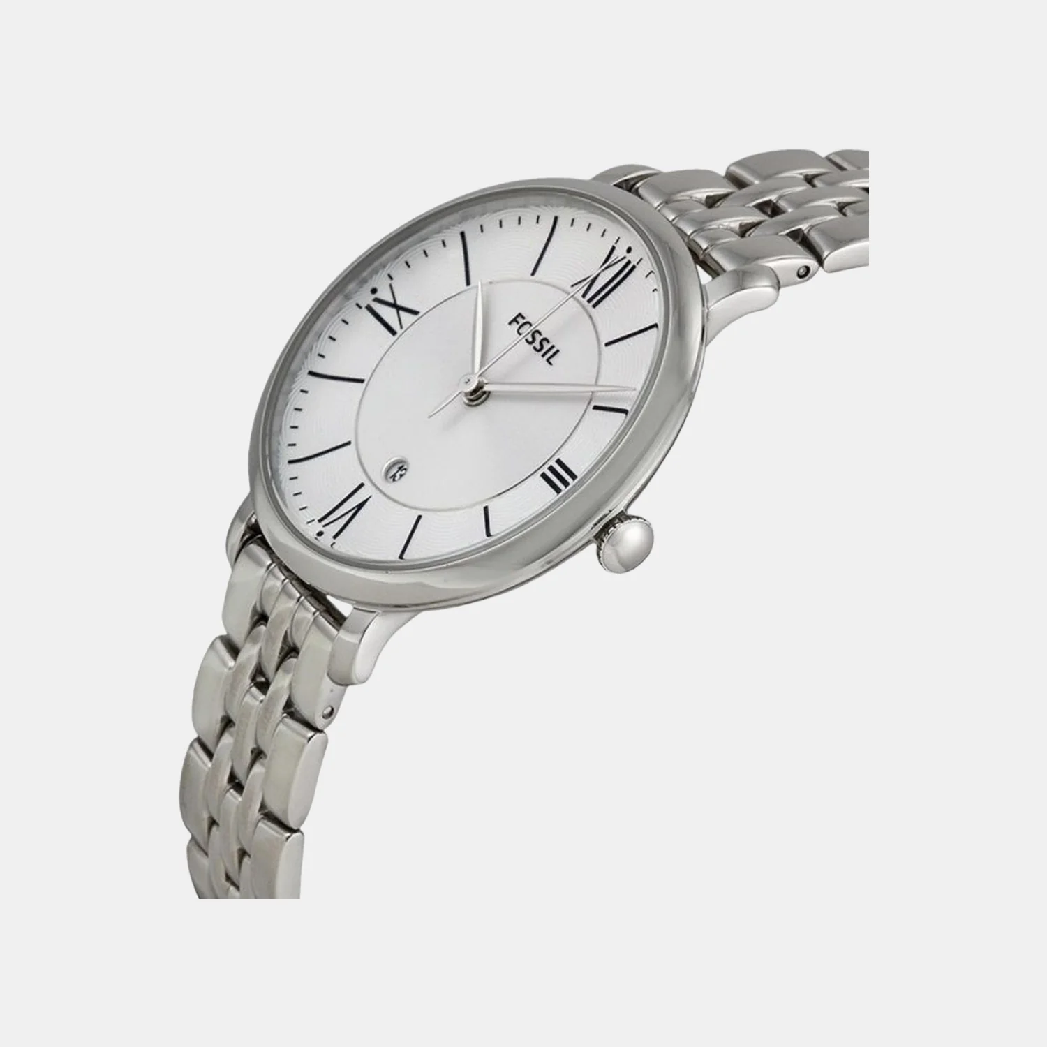 Jacqueline Women Quartz Silver Dial Analog Stainless Steel Watch ES3433 - Image 2