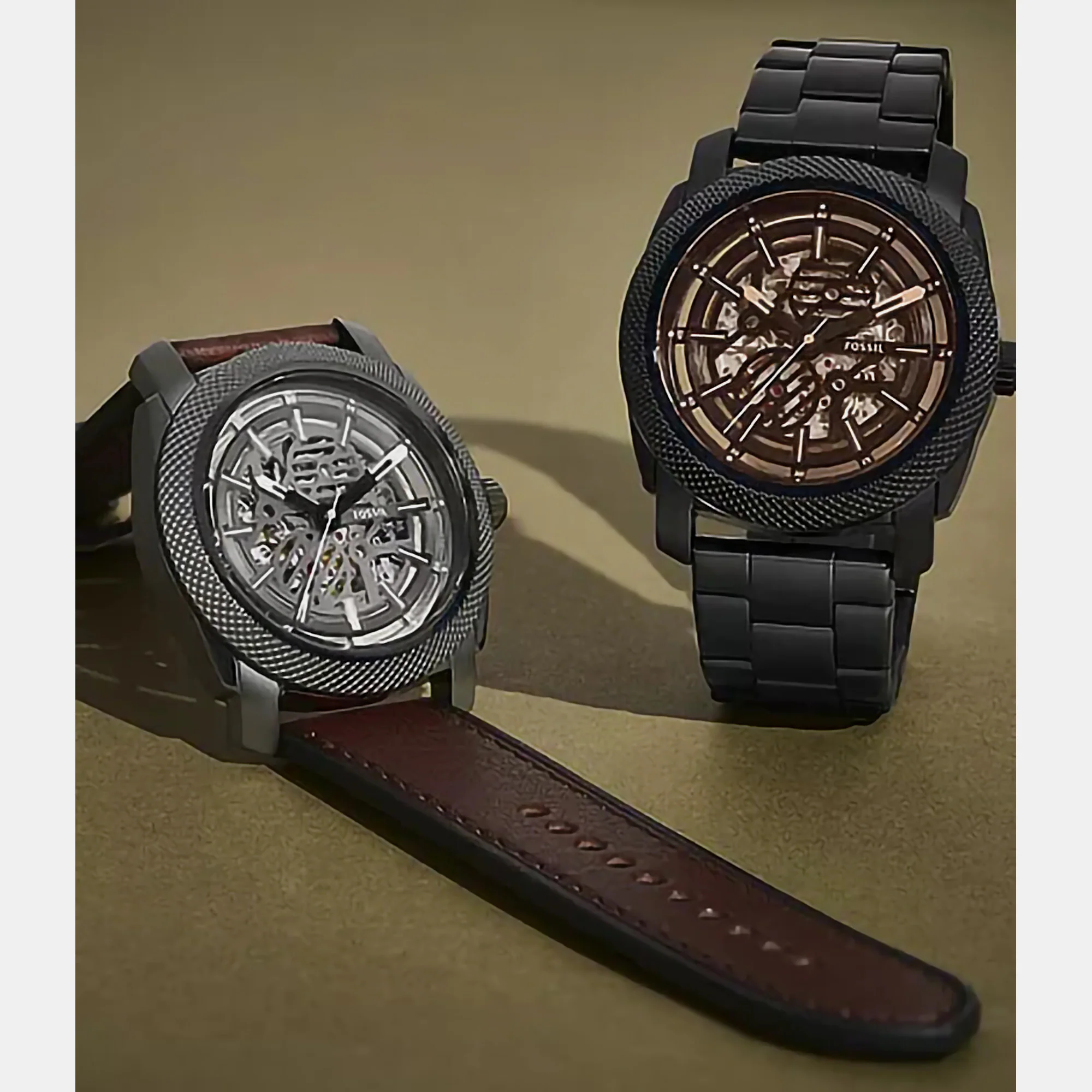 Machine Men Automatic Black Dial Analog Stainless Steel Watch ME3253 - Image 7