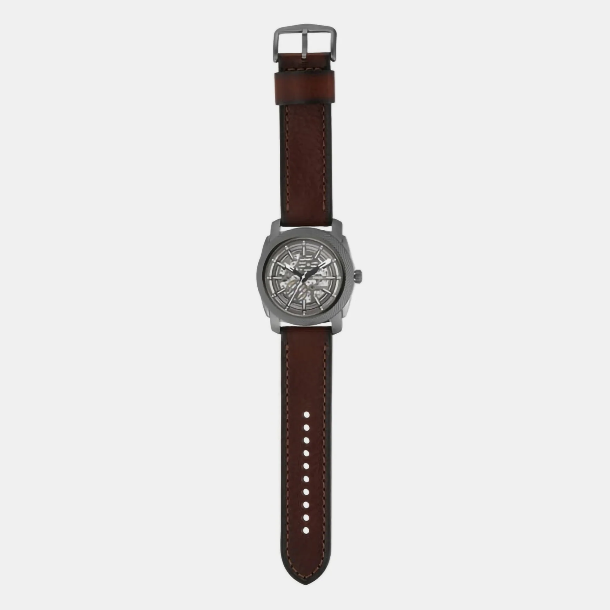 Machine Men Automatic Grey Dial Analog Leather Watch ME3254 - Image 3