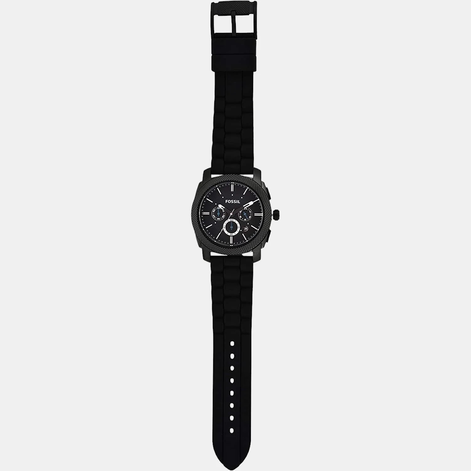 Machine Men Quartz Black Dial Chronograph Silicone Watch FS4487 - Image 2