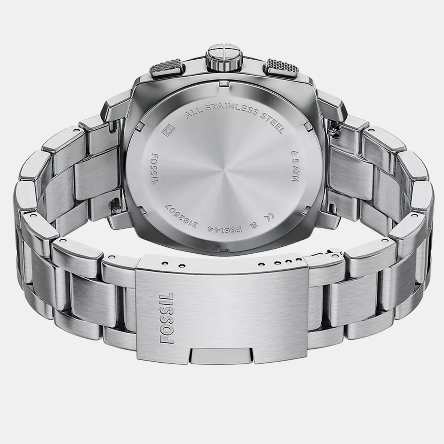 Machine Men Quartz Brown Dial Chronograph Stainless Steel Watch FS6144 - Image 5