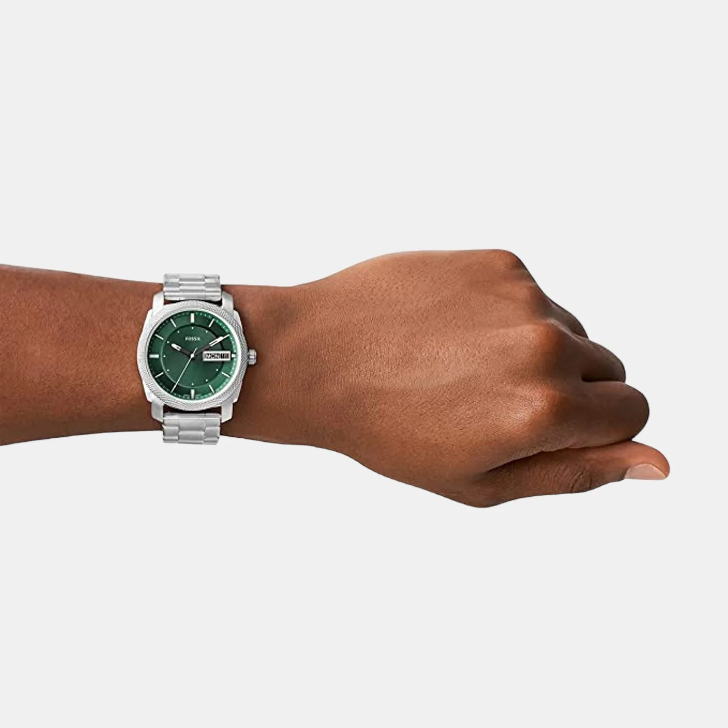 Machine Men Quartz Green Dial Analog Stainless Steel Watch FS5899 - Image 4