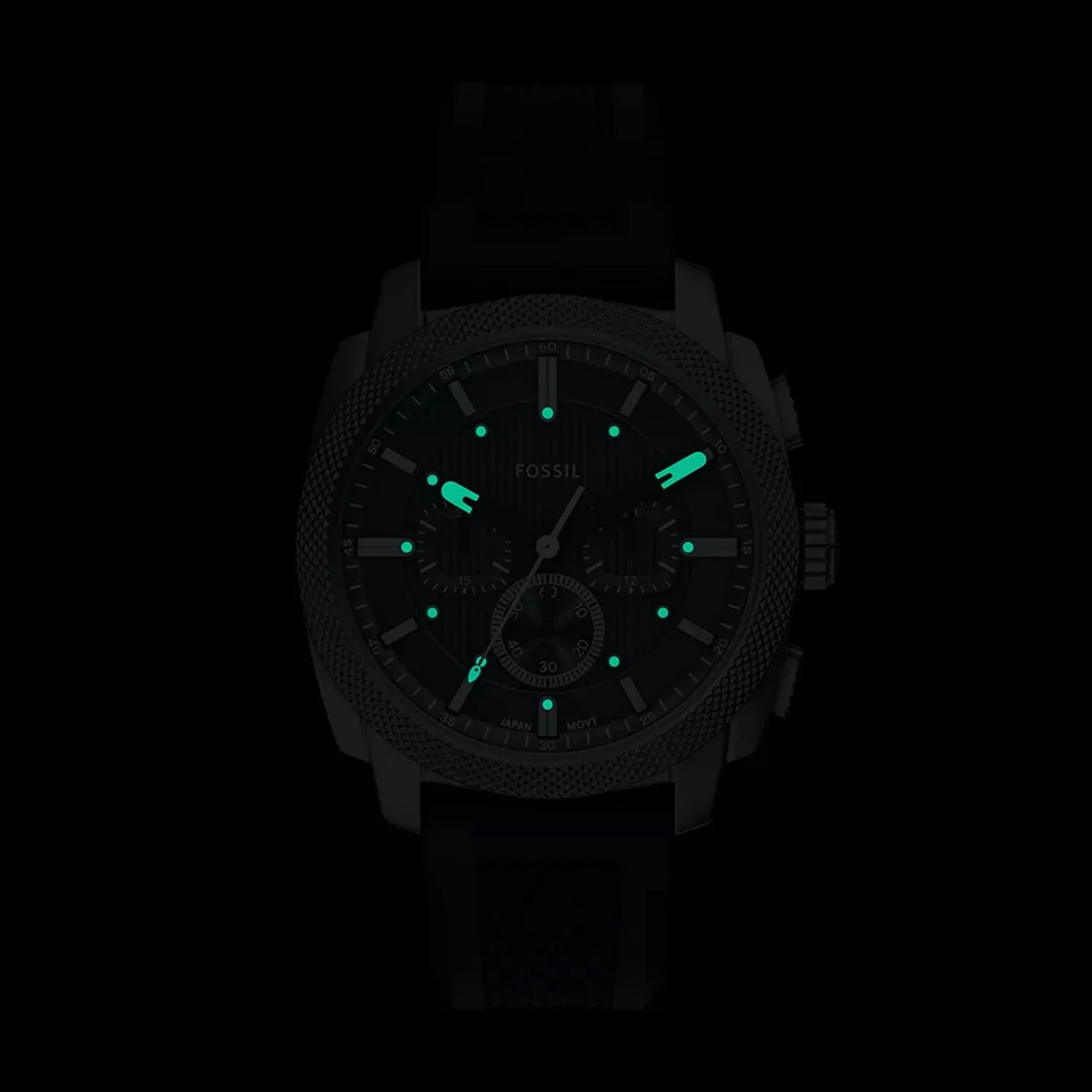 Machine Men Quartz Grey Dial Chronograph Silicone Watch FS6145SET - Image 6
