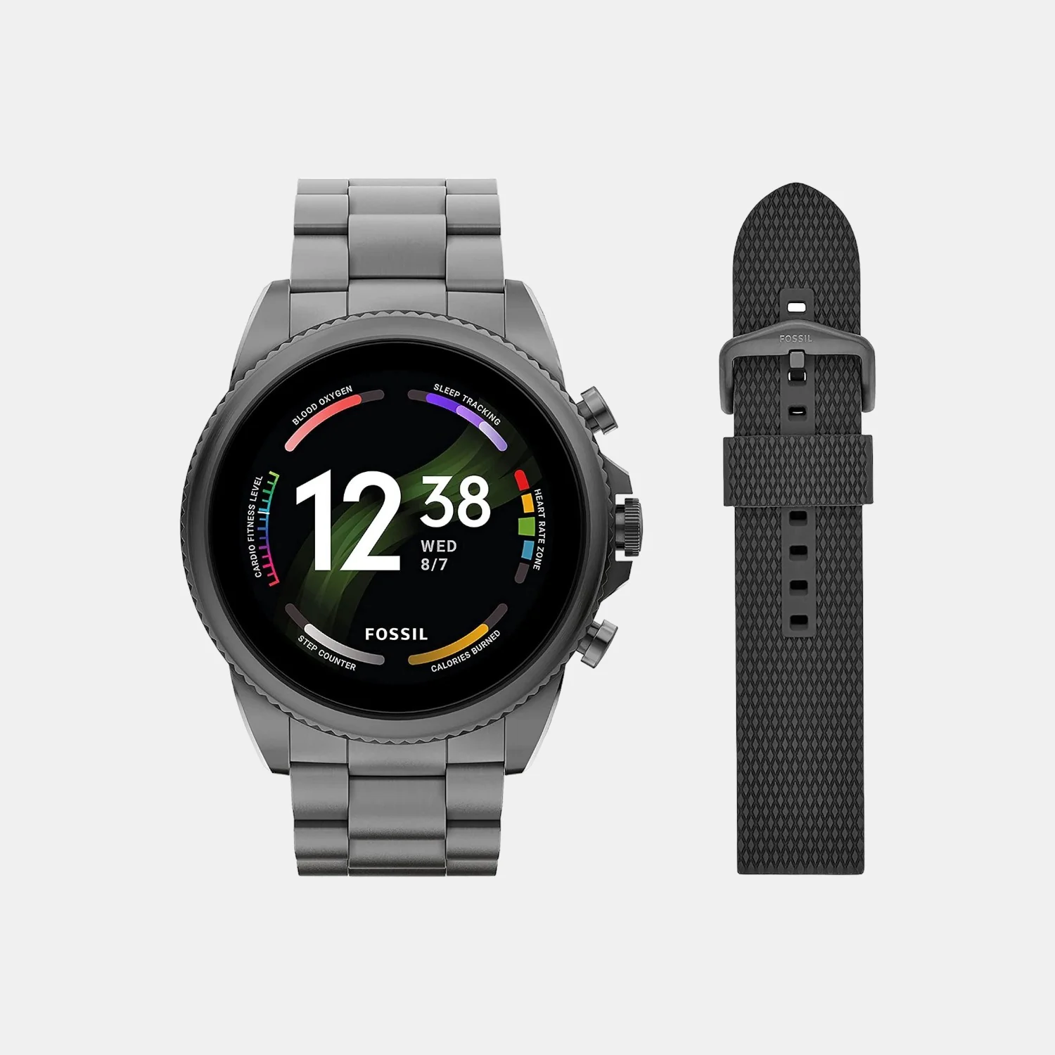 Men Processor Black Dial Digital Stainless Steel Watch FTW4059 - Image 2