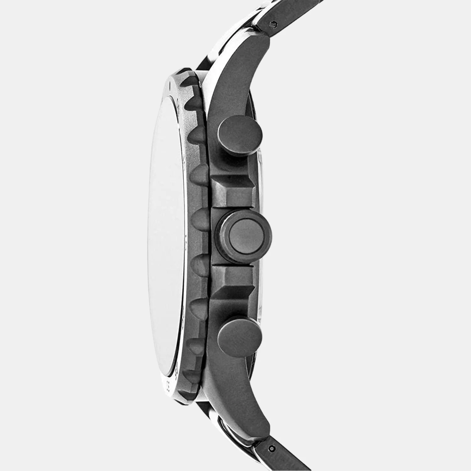 Nate Men Quartz Grey Dial Chronograph Stainless Steel Watch JR1437 - Image 3