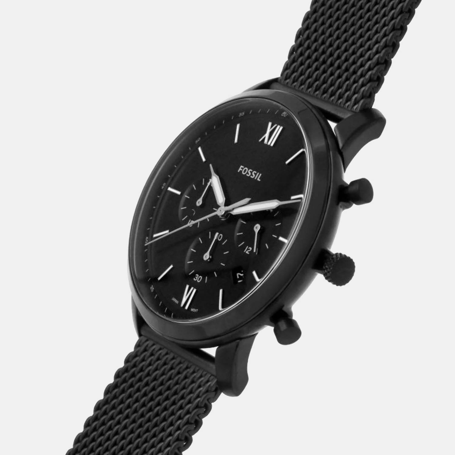 Neutra Men Quartz Black Dial Chronograph Stainless Steel Watch FS5707 - Image 5