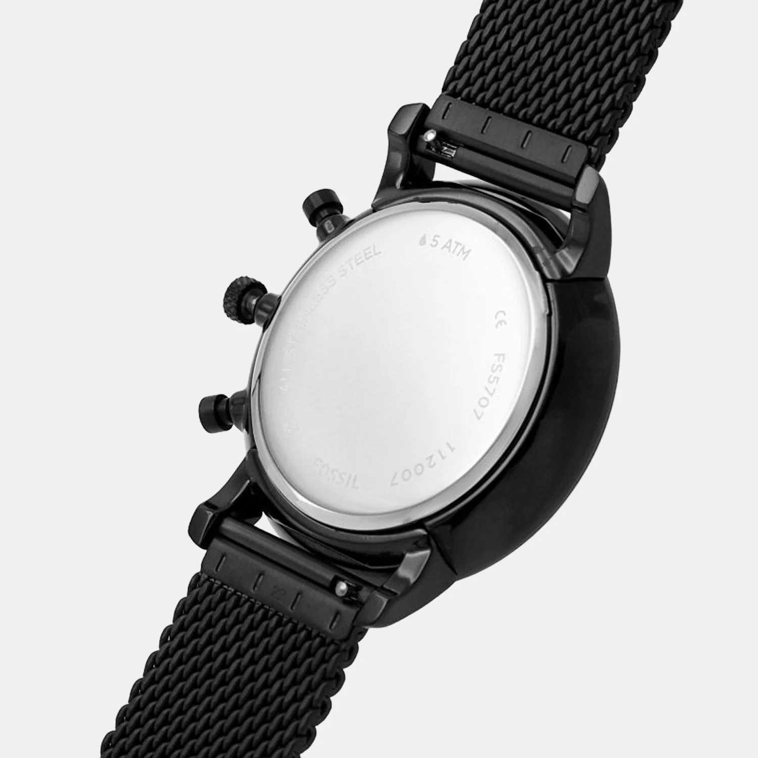 Neutra Men Quartz Black Dial Chronograph Stainless Steel Watch FS5707 - Image 6