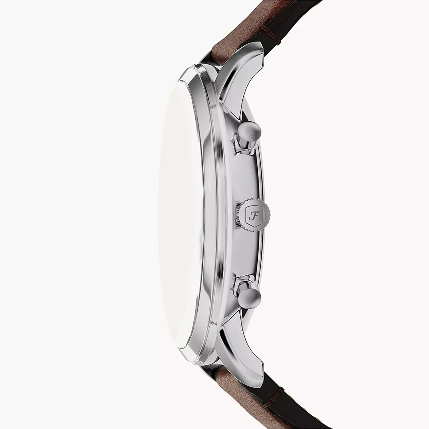 Neutra Men Quartz Brown Dial Chronograph Leather Watch FS6143 - Image 2
