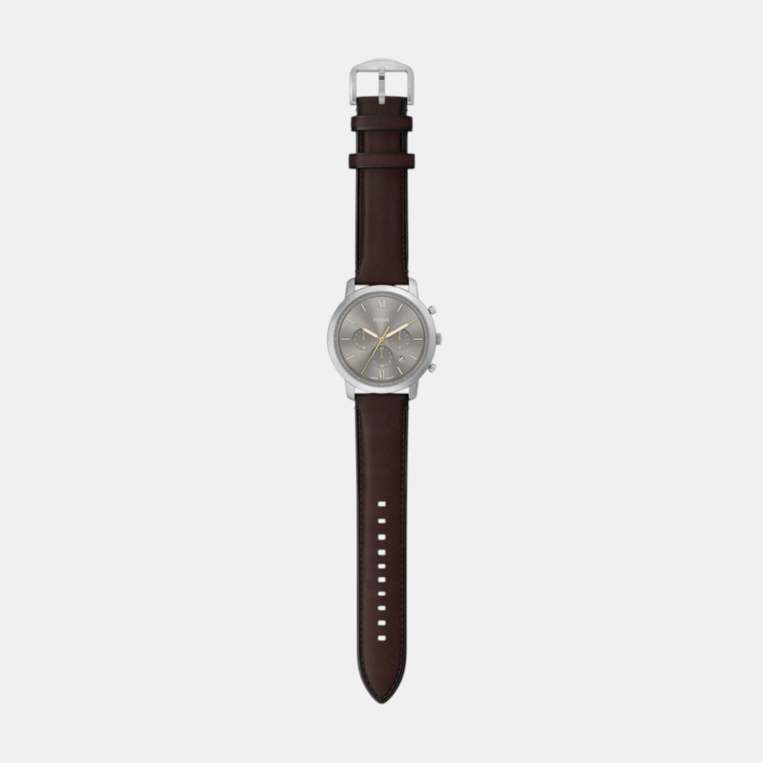 Neutra Men Quartz Grey Dial Chronograph Leather Watch FS6129 - Image 5