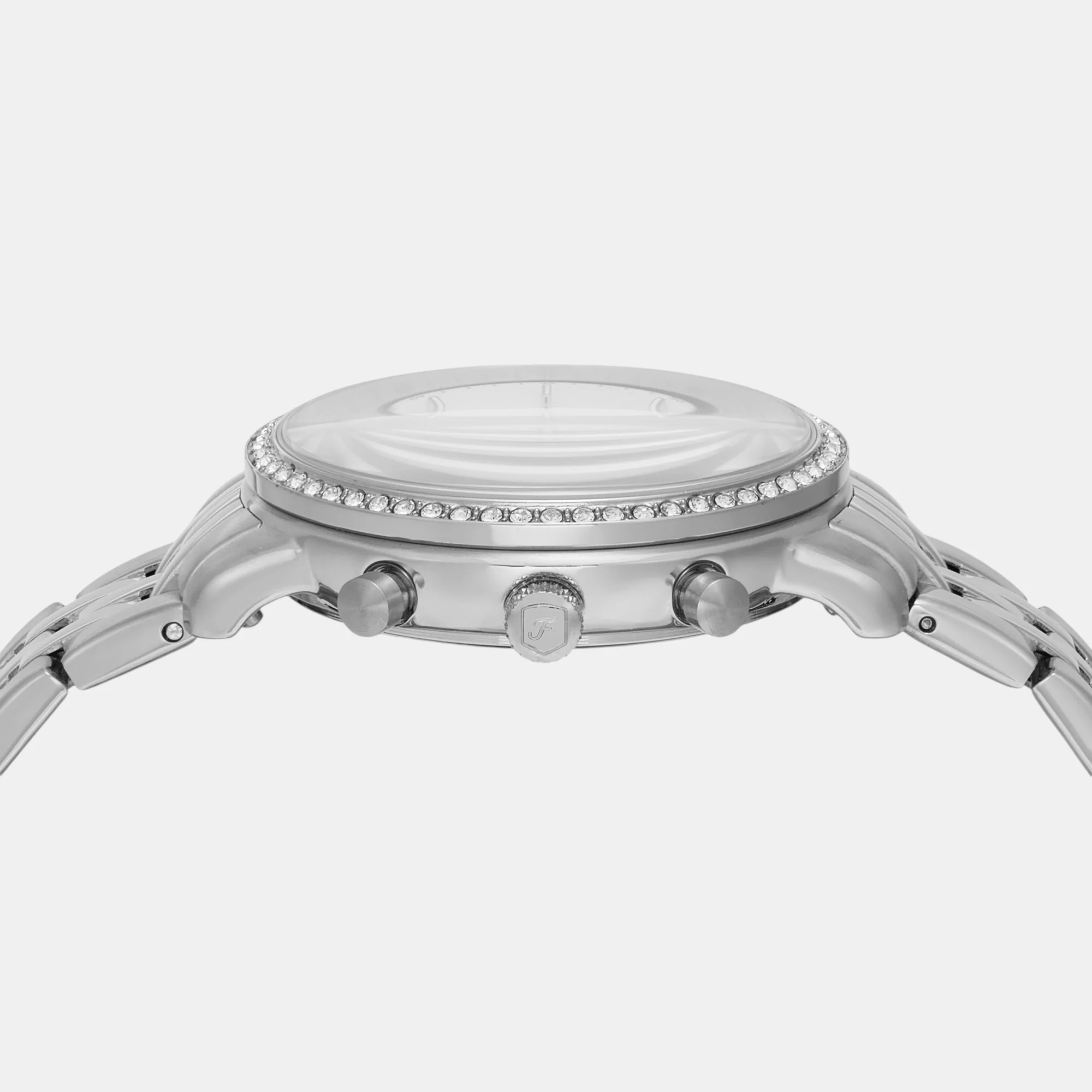 Neutra Women Quartz White Dial Chronograph Stainless Steel Watch ES5357 - Image 6