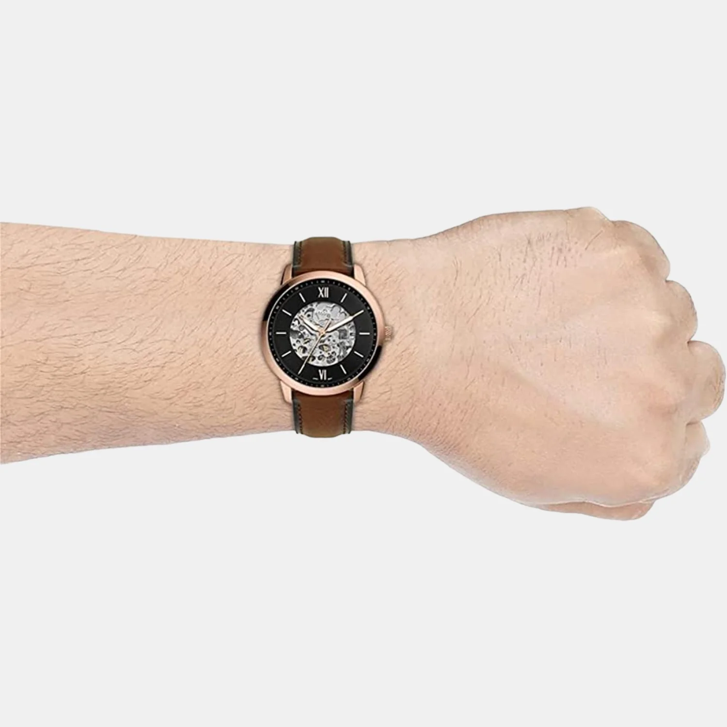 Neutramatic Men Automatic Black Dial Analog Leather Watch ME3195 - Image 9