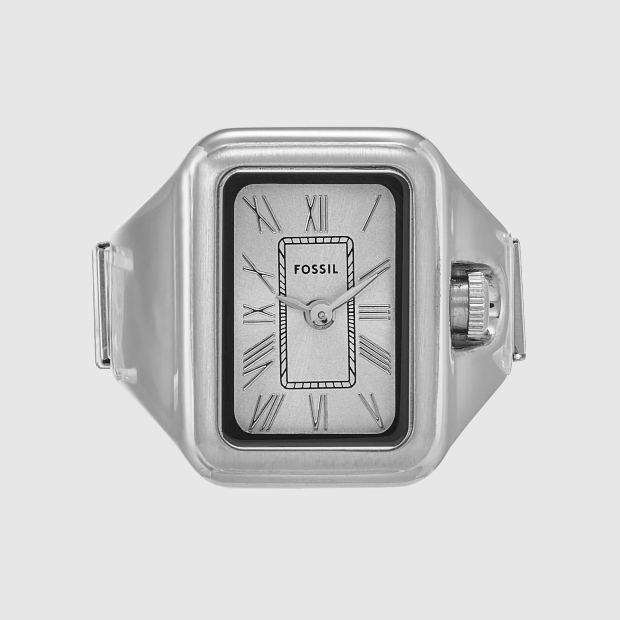 Raquel Watch Ring Women Quartz Silver Dial Analog Stainless Steel Watch ES5344