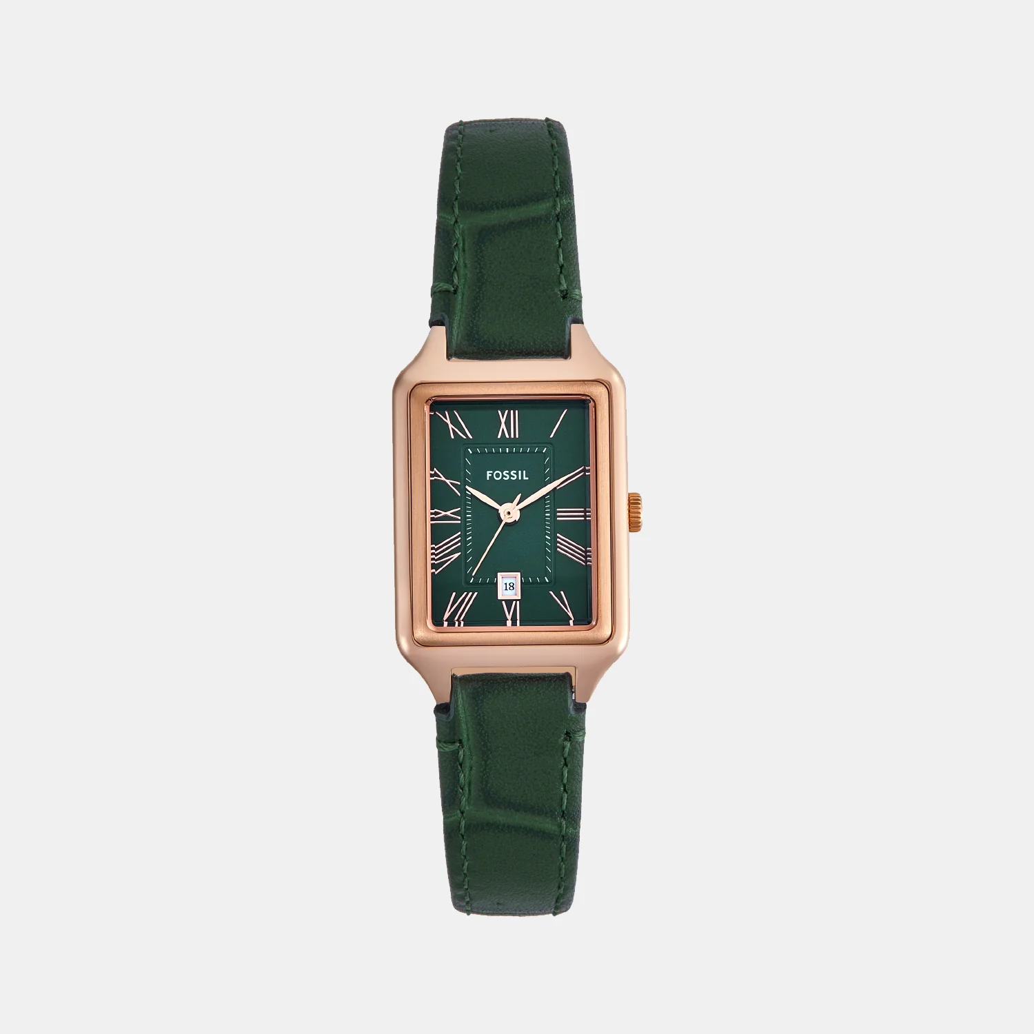Raquel Women Quartz Green Dial Analog Leather Watch ES5366 - Image 2