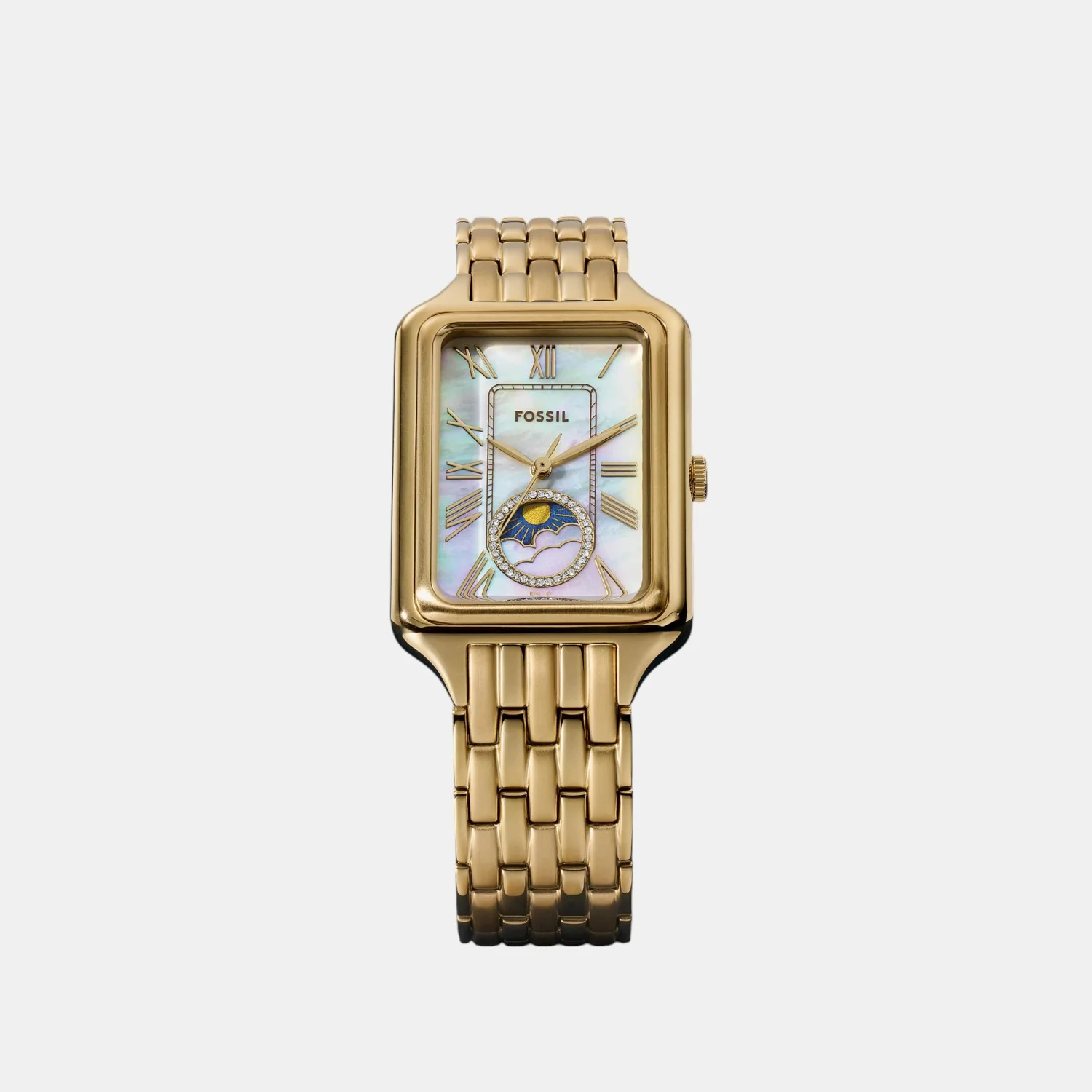 Raquel Women Quartz Mother Of Pearl Dial Analog Stainless Steel Watch ES5398 - Image 5